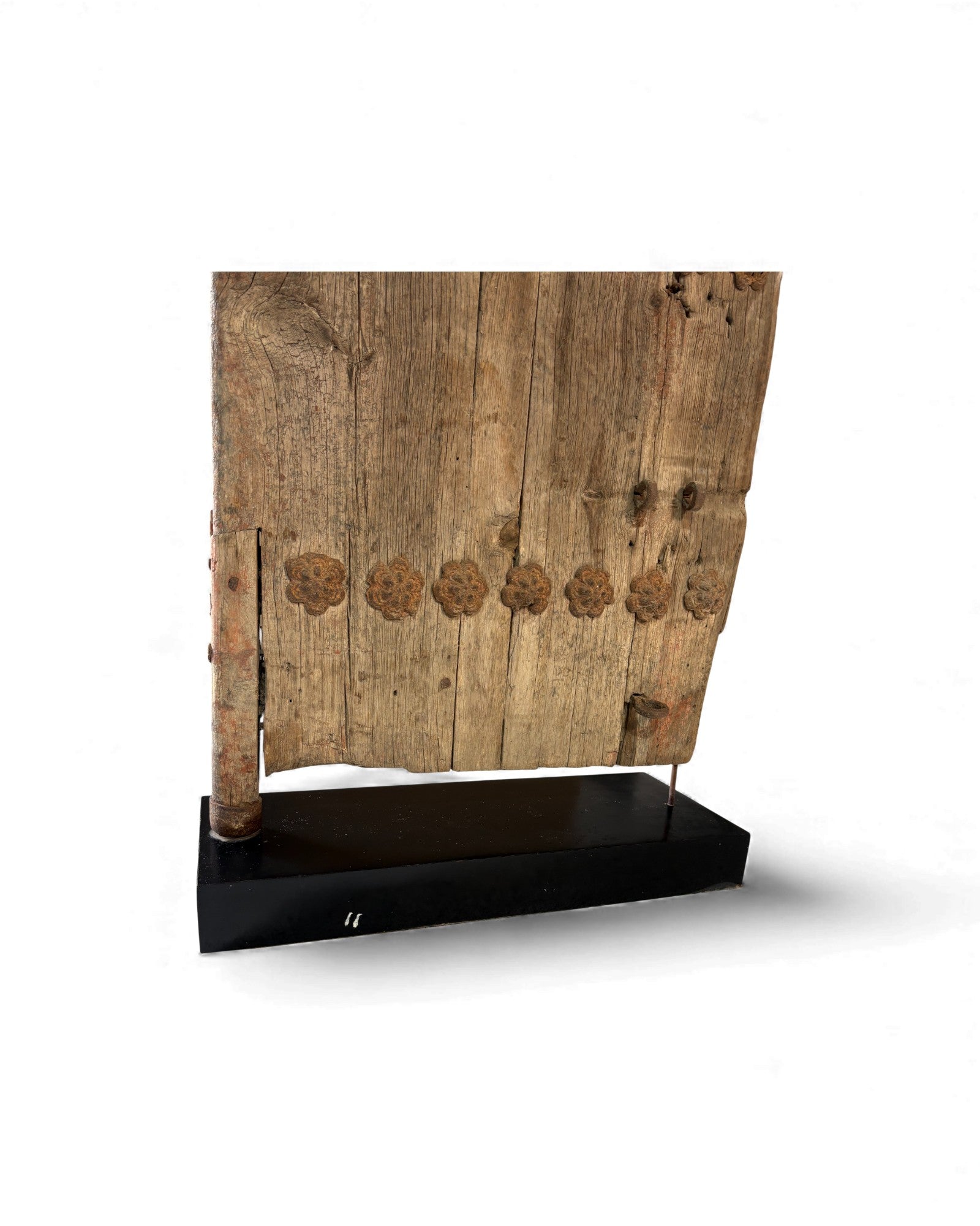 Antique Chinese Elm Door with Iron Studwork - Surround Living - 6