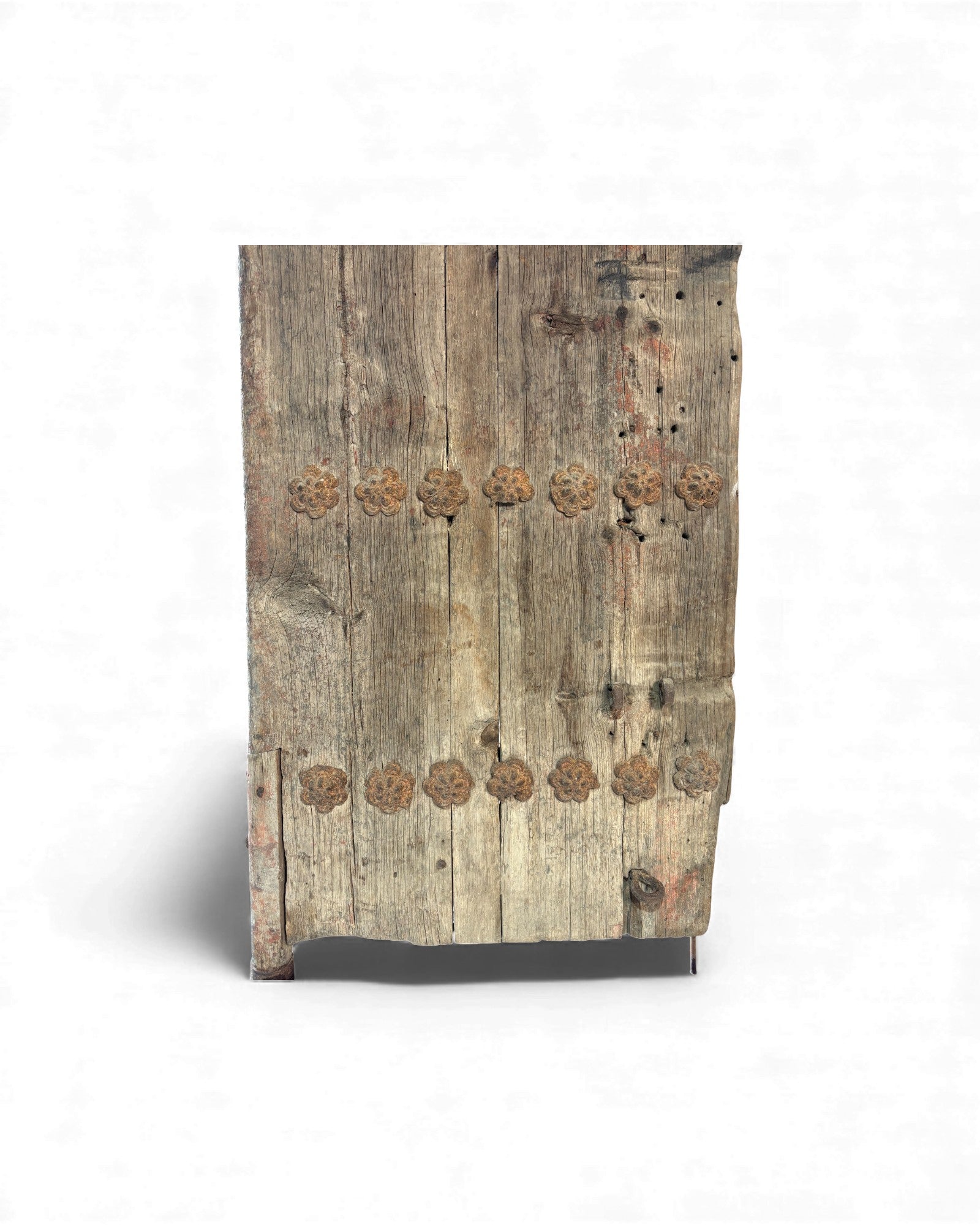 Antique Chinese Elm Door with Iron Studwork - Surround Living - 12