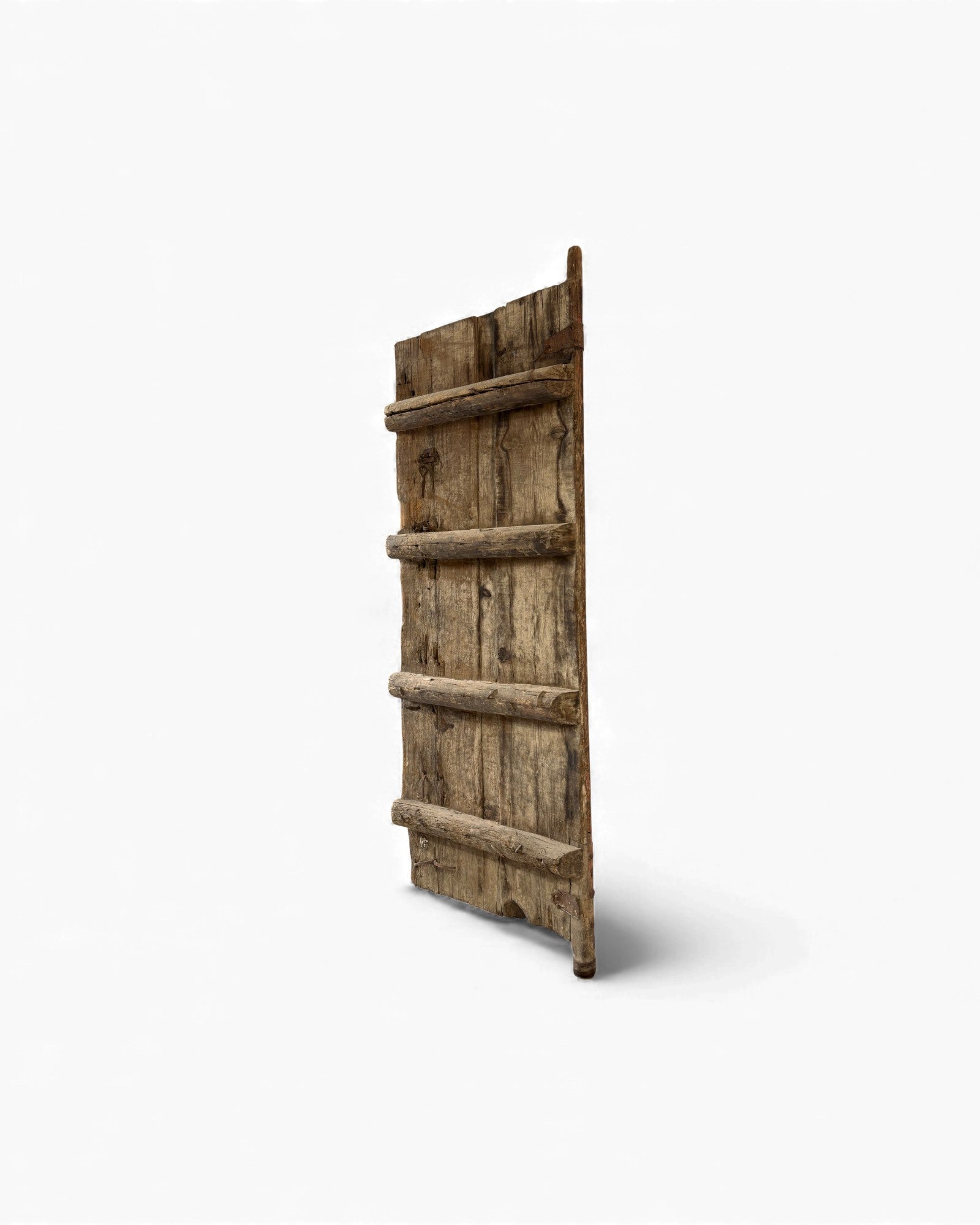 Antique Chinese Elm Door with Iron Studwork - Surround Living - 2