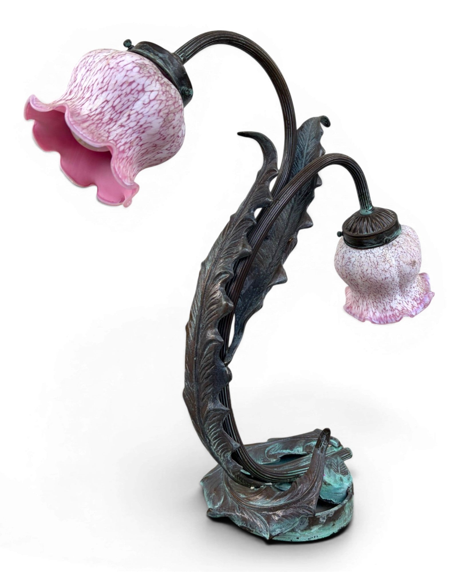Double Branch Pink Lily Table Lamp - Surround Living - 5