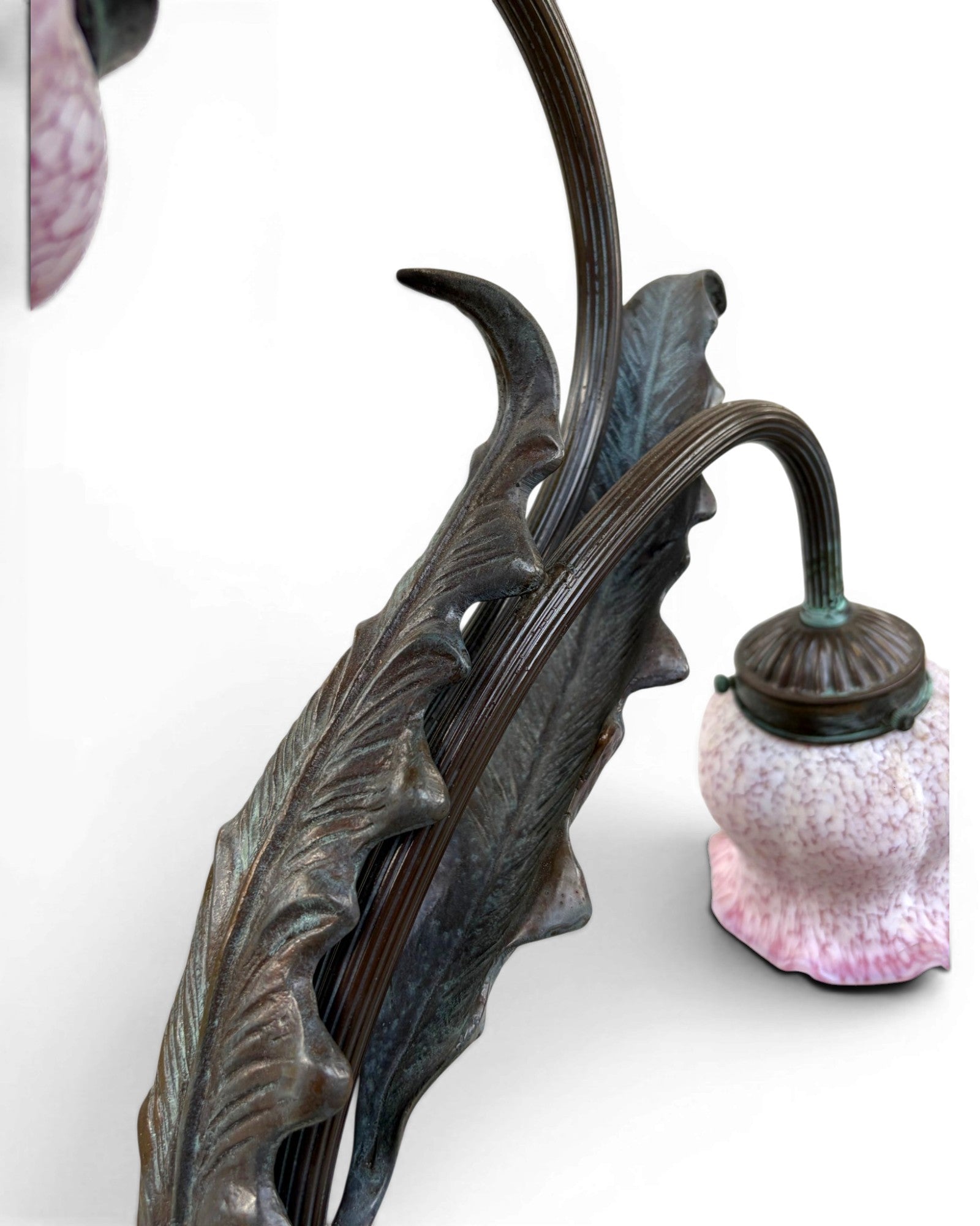 Double Branch Pink Lily Table Lamp - Surround Living - 11
