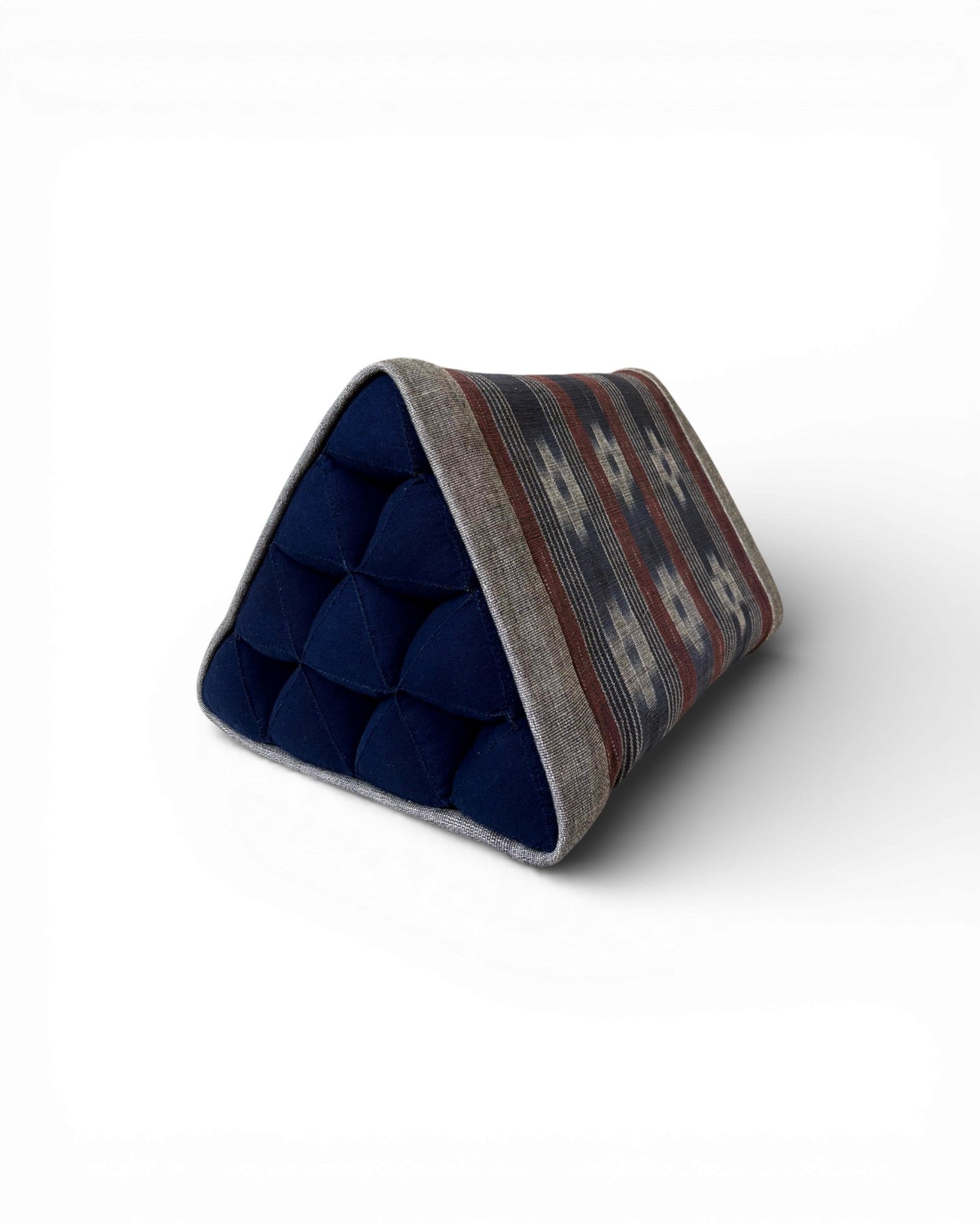 Indigo Ikat Triangle Support Cushion - Surround Living - 5