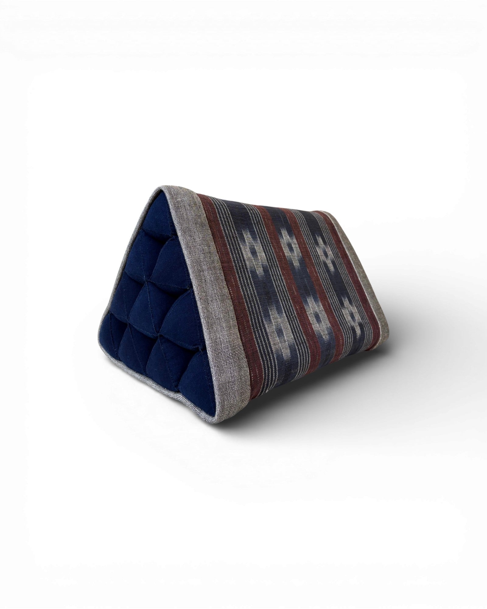 Indigo Ikat Triangle Support Cushion - Surround Living - 6