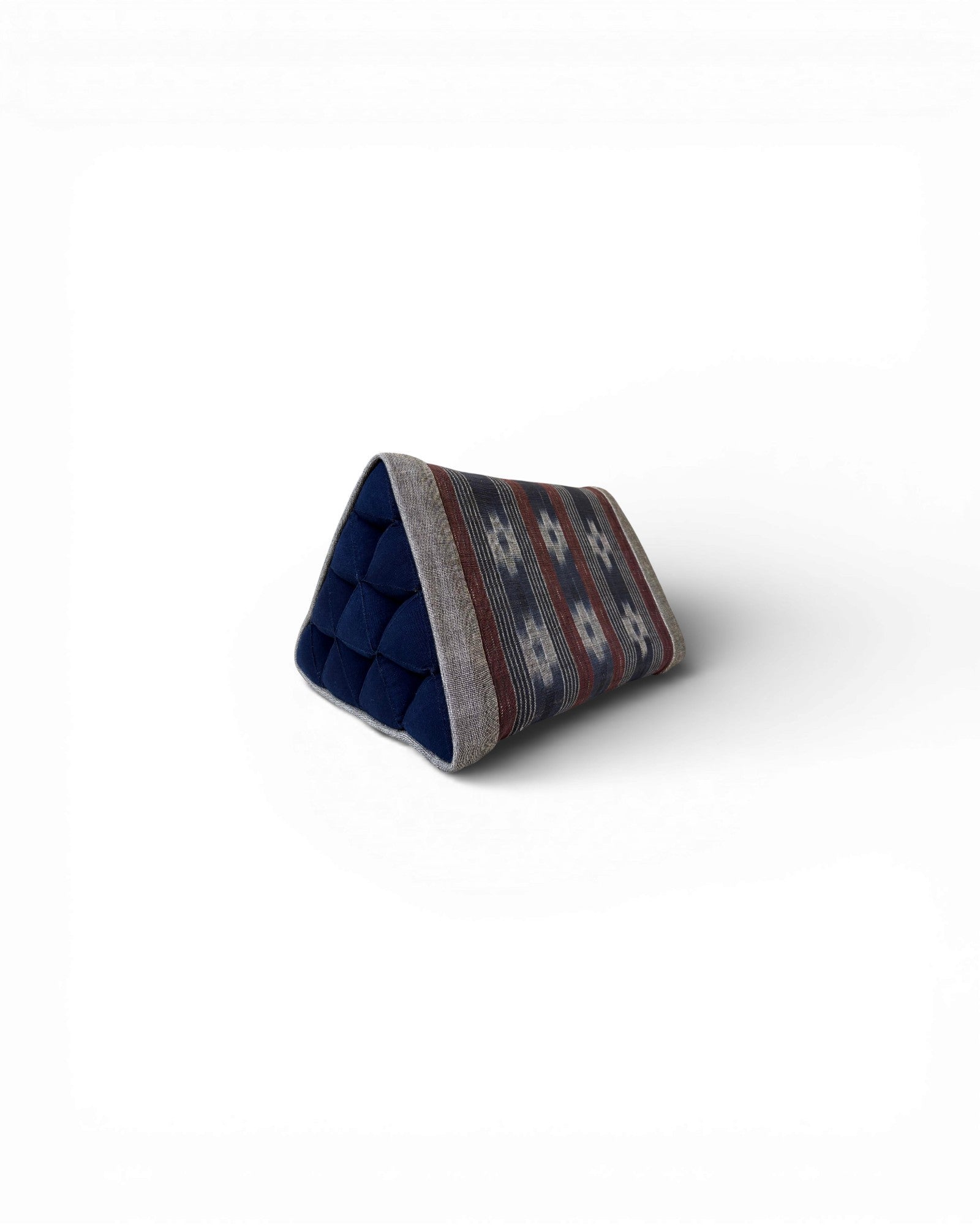 Indigo Ikat Triangle Support Cushion - Surround Living - 1
