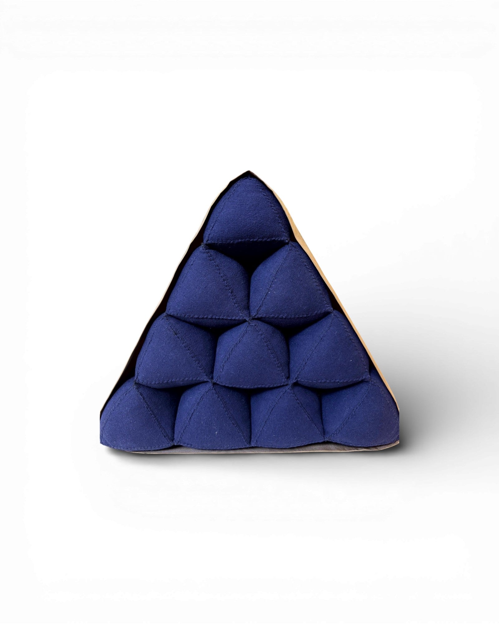 Ochre Silk Triangle Support Cushion - Surround Living - 4