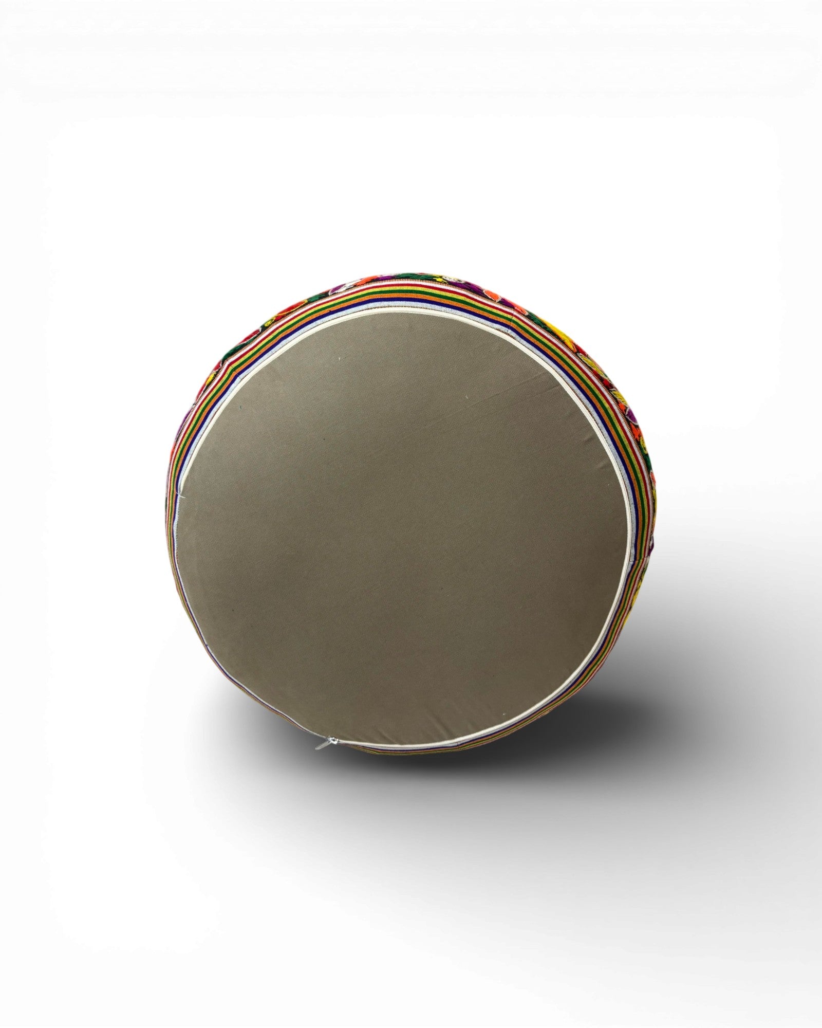 Patchwork Textile Floor Pouf - Surround Living - 7