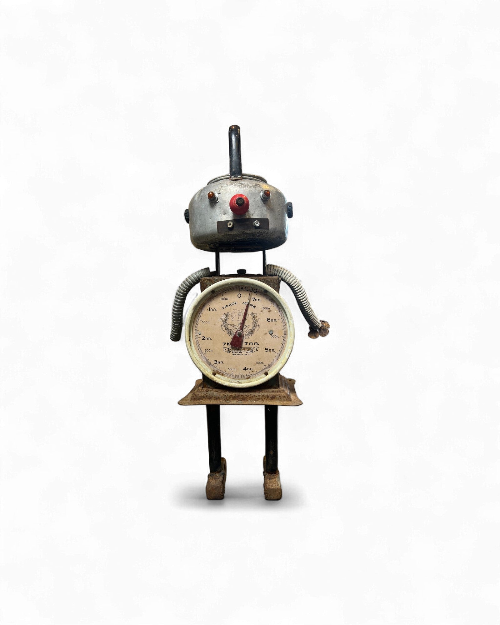 Kettle Head – Upcycled Robot Sculpture Surround Living