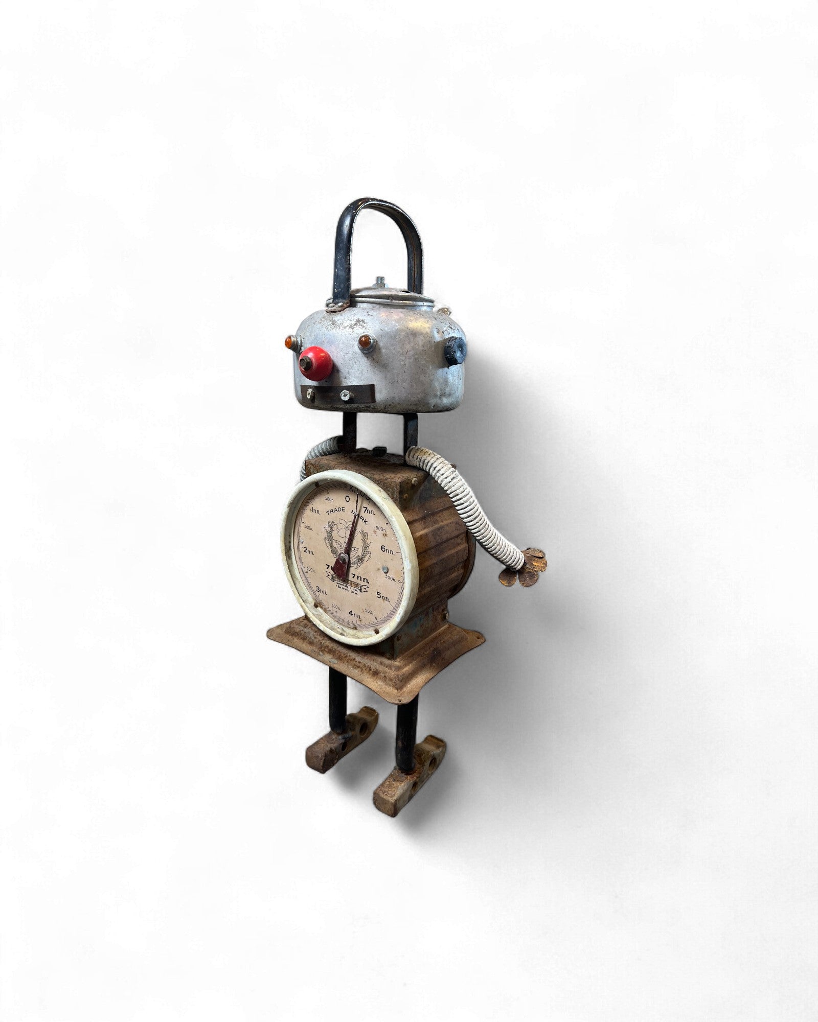 Kettle Head – Upcycled Robot Sculpture Surround Living