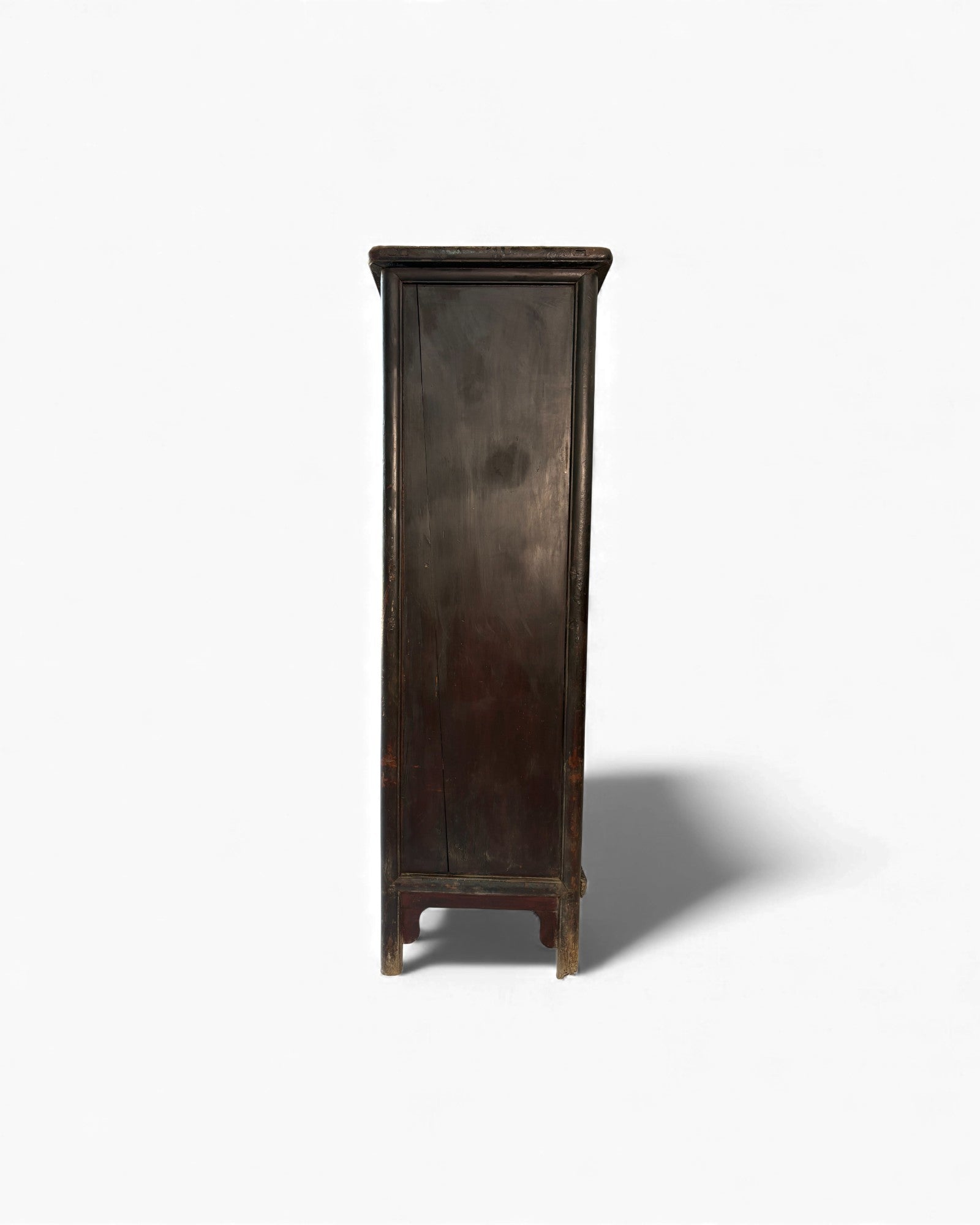 Smoked Black Lacquer Elm Cabinet with Aged Patina - Surround Living - 17