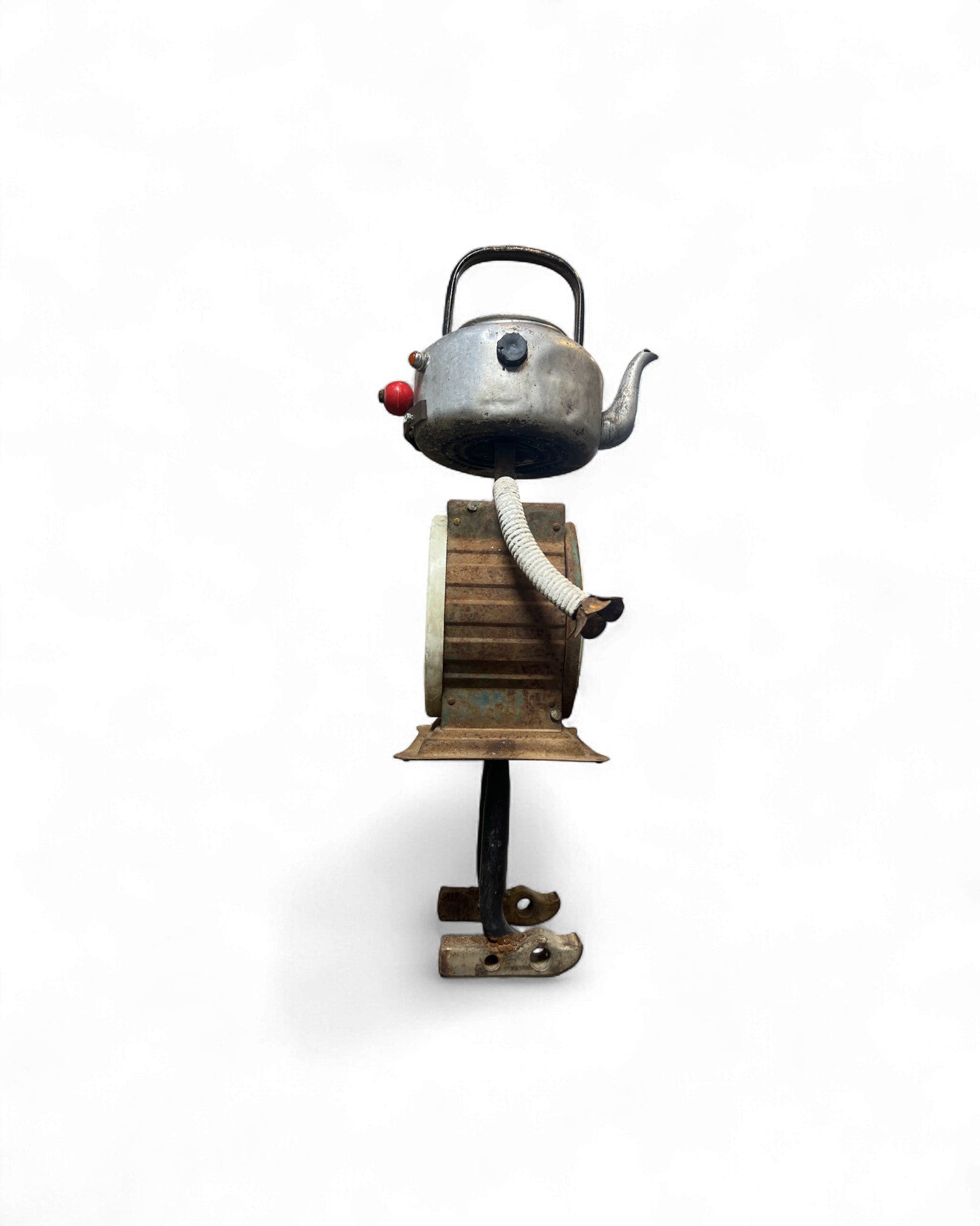 Kettle Head – Upcycled Robot Sculpture Surround Living