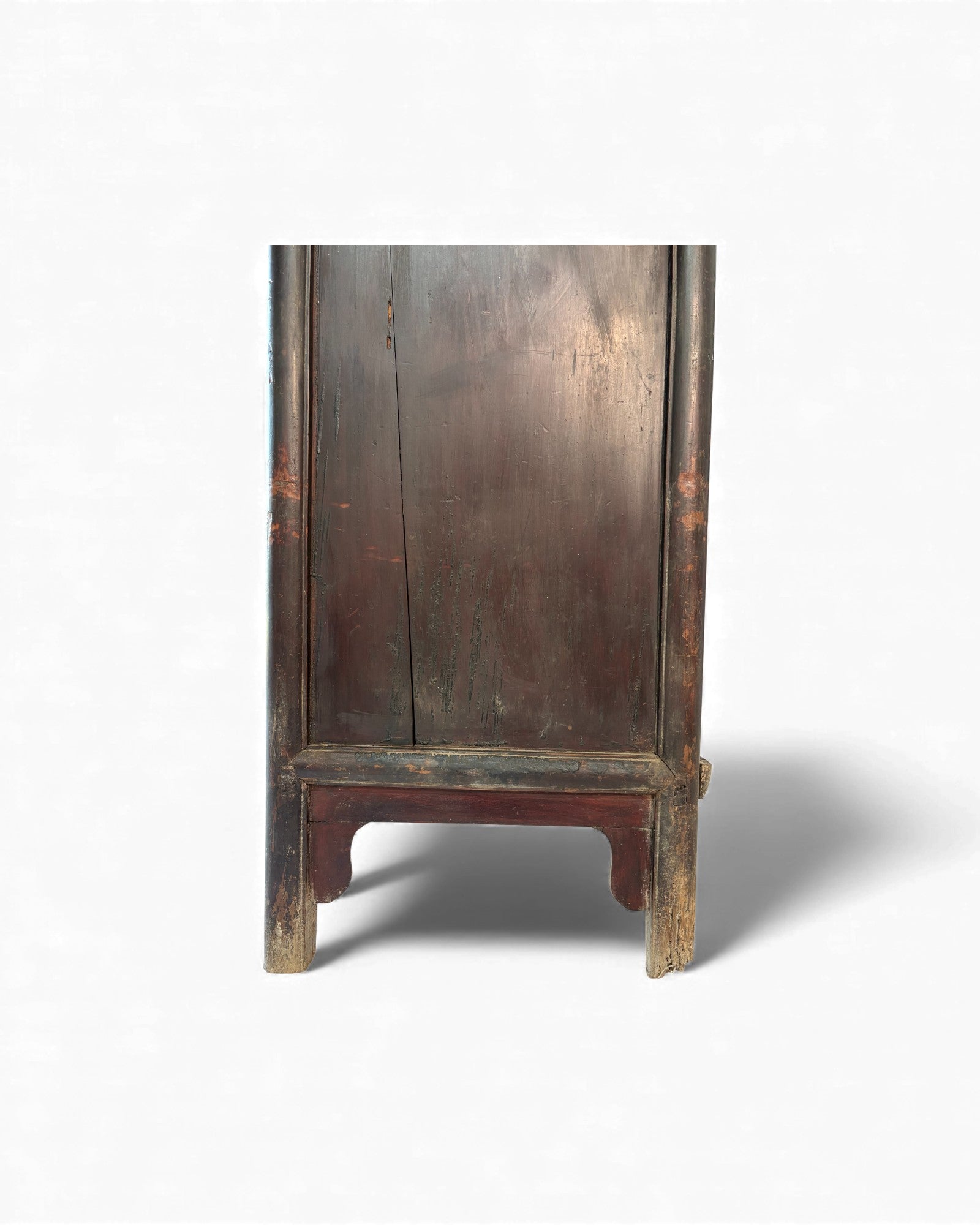 Smoked Black Lacquer Elm Cabinet with Aged Patina - Surround Living - 33