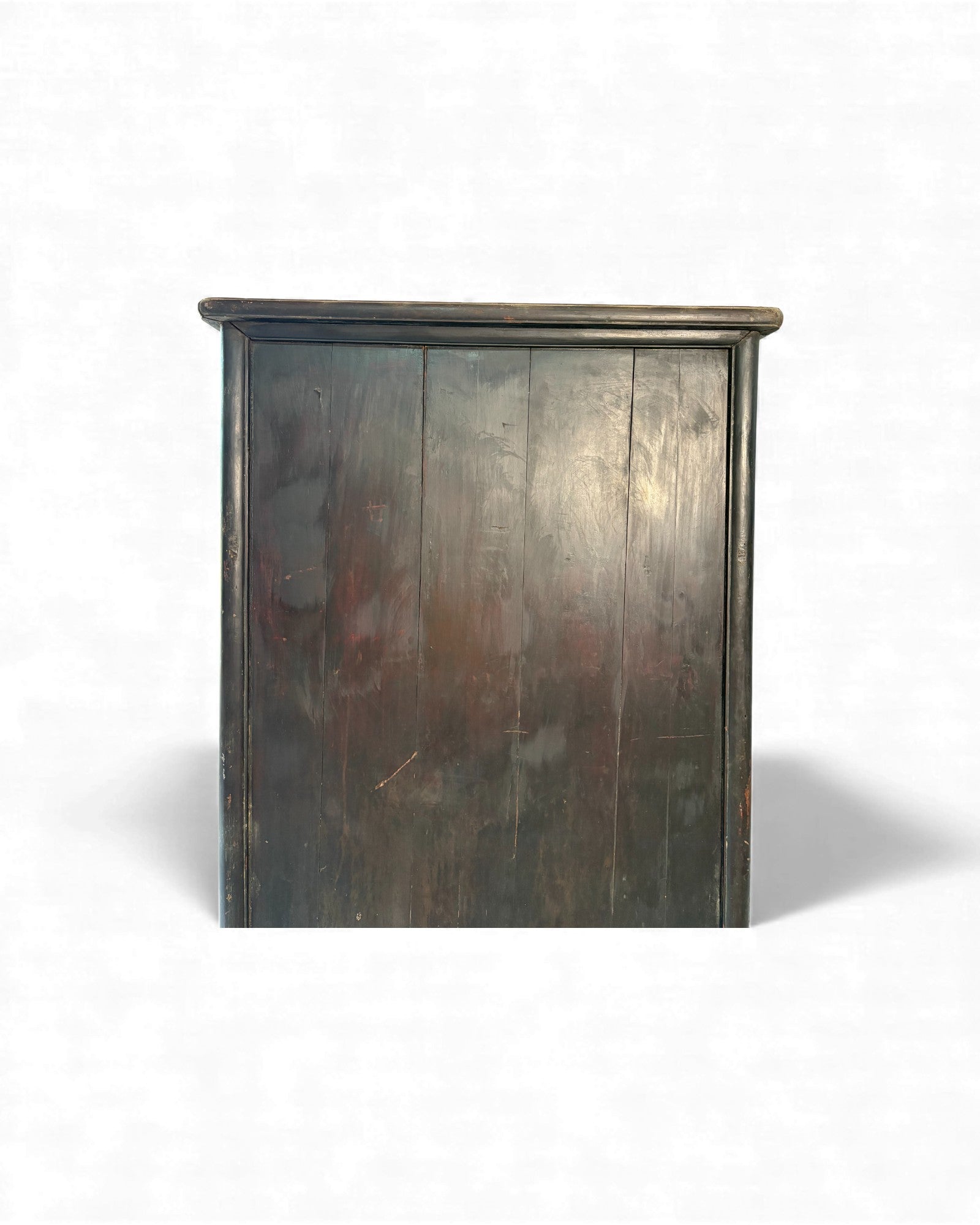 Smoked Black Lacquer Elm Cabinet with Aged Patina - Surround Living - 30