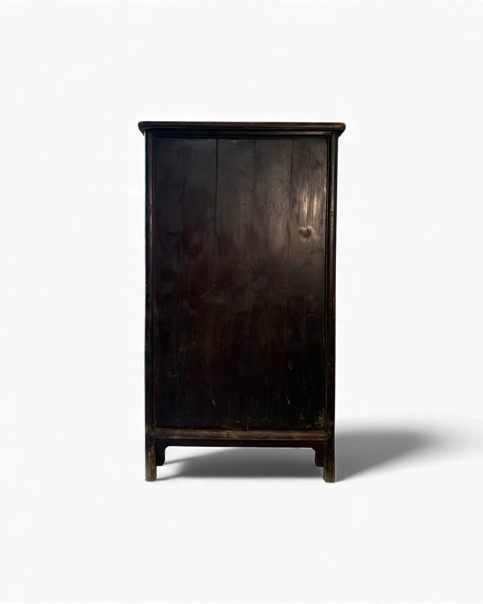 Smoked Black Lacquer Elm Cabinet with Aged Patina - Surround Living - 15