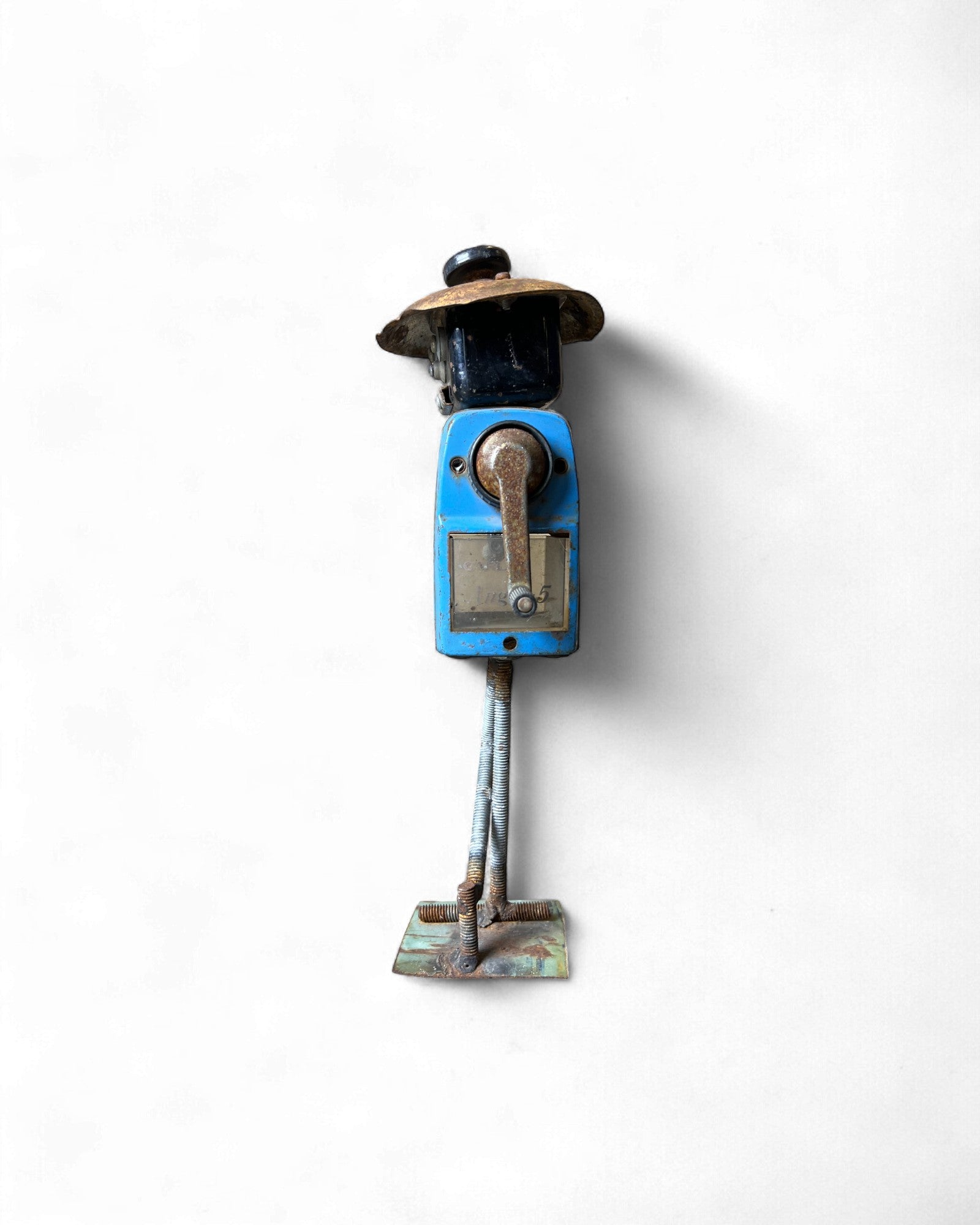 Industrial Pencil Sharpener Robot Figurine Surround Living