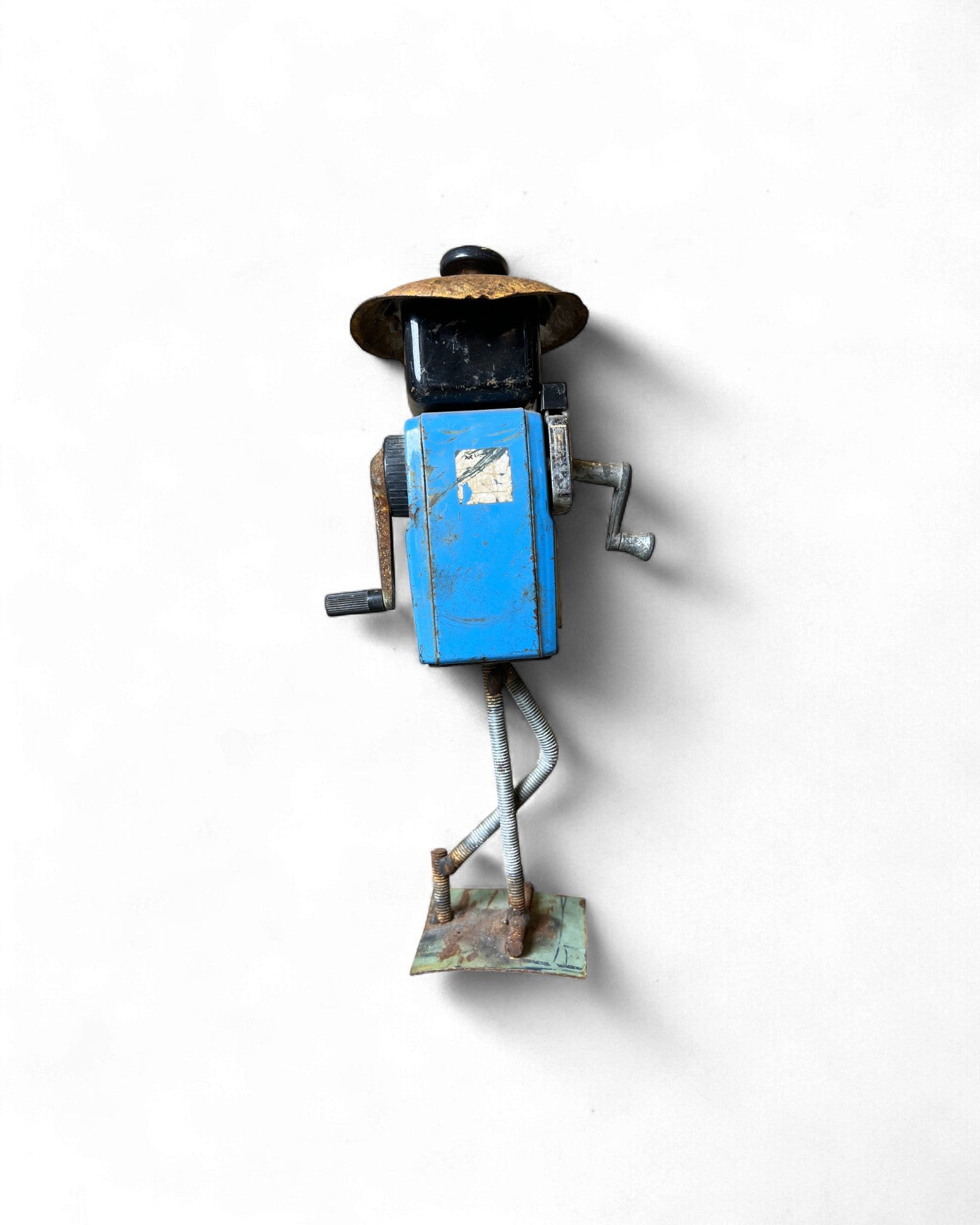 Industrial Pencil Sharpener Robot Figurine Surround Living