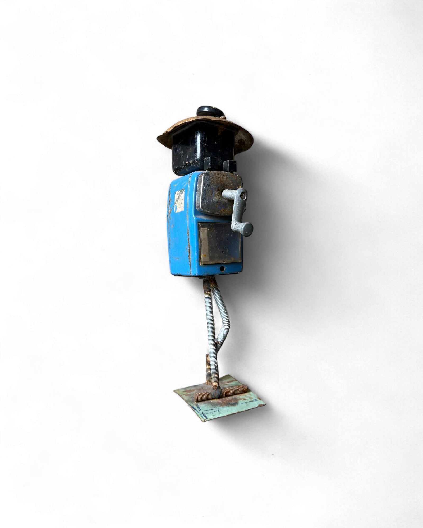 Industrial Pencil Sharpener Robot Figurine Surround Living