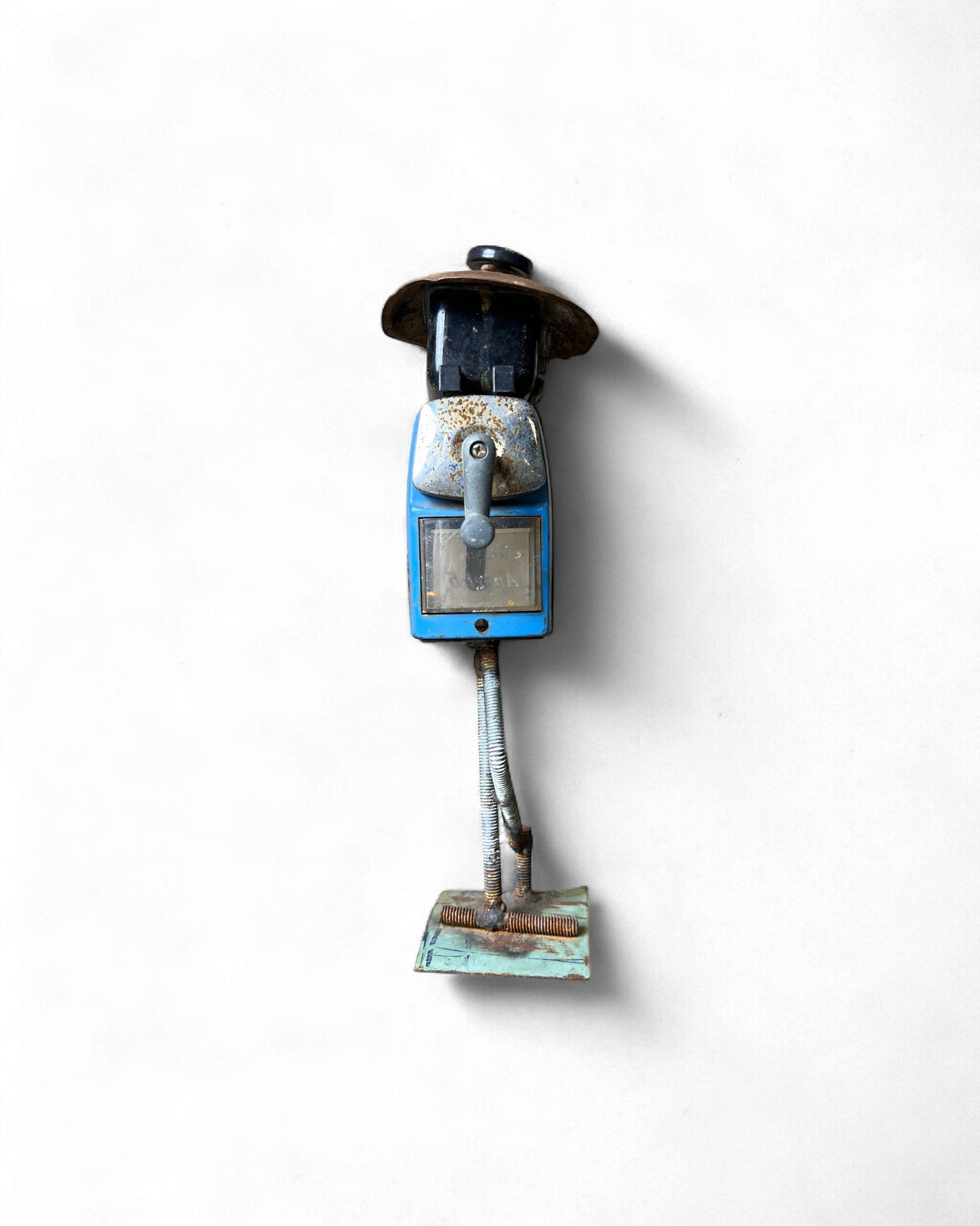 Industrial Pencil Sharpener Robot Figurine Surround Living