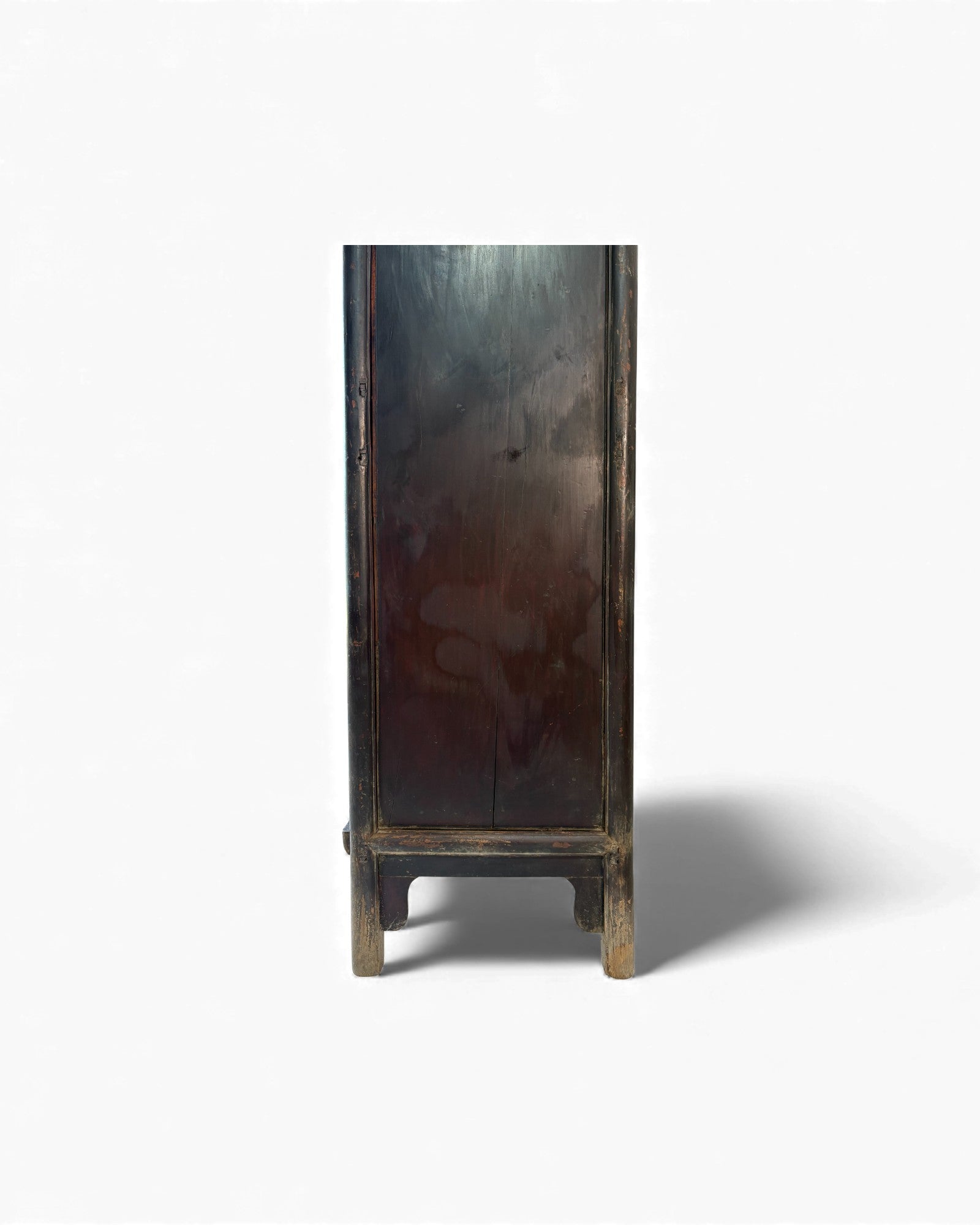 Smoked Black Lacquer Elm Cabinet with Aged Patina - Surround Living - 14