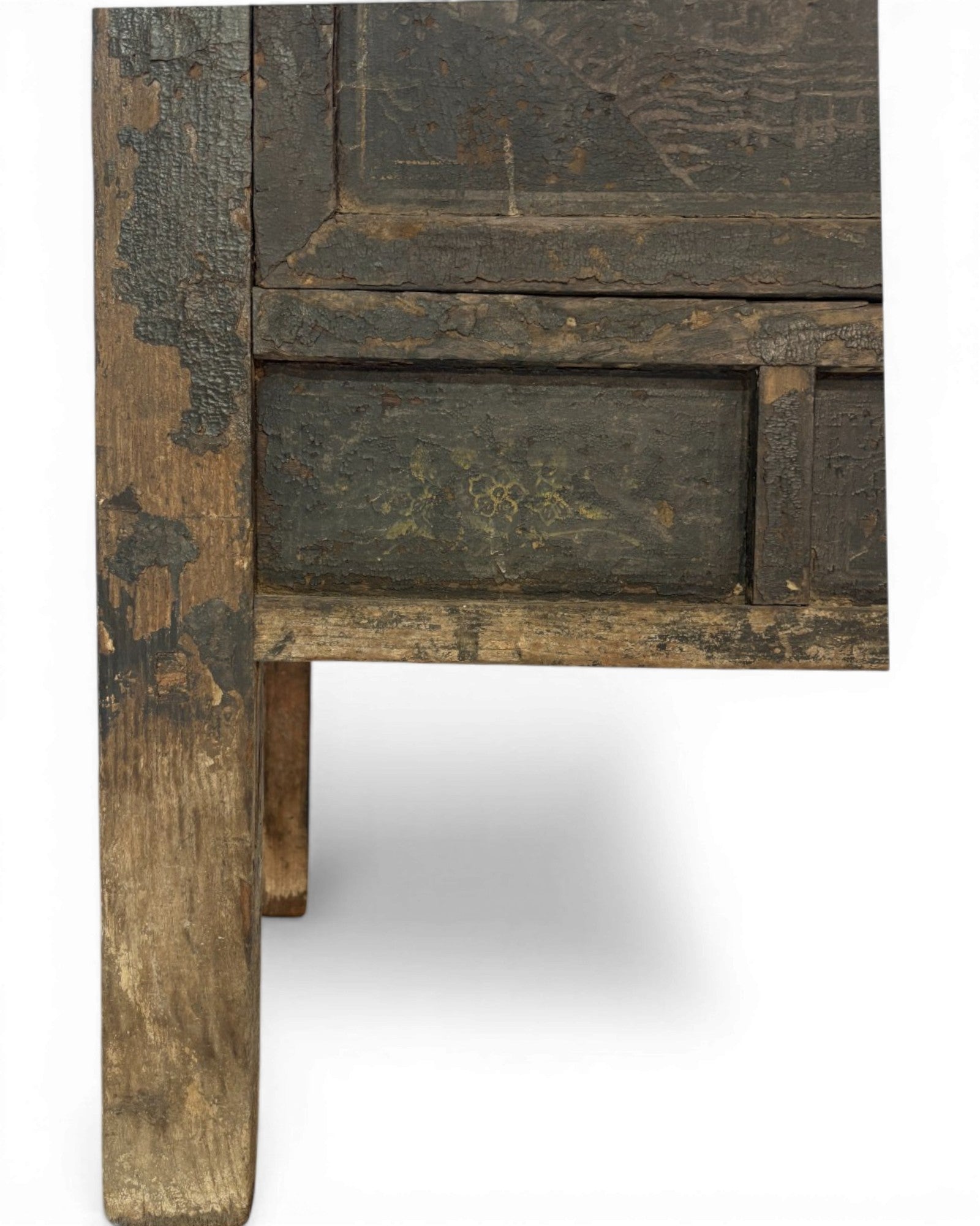 Black Lacquer Floral Cabinet - Surround Living - 21