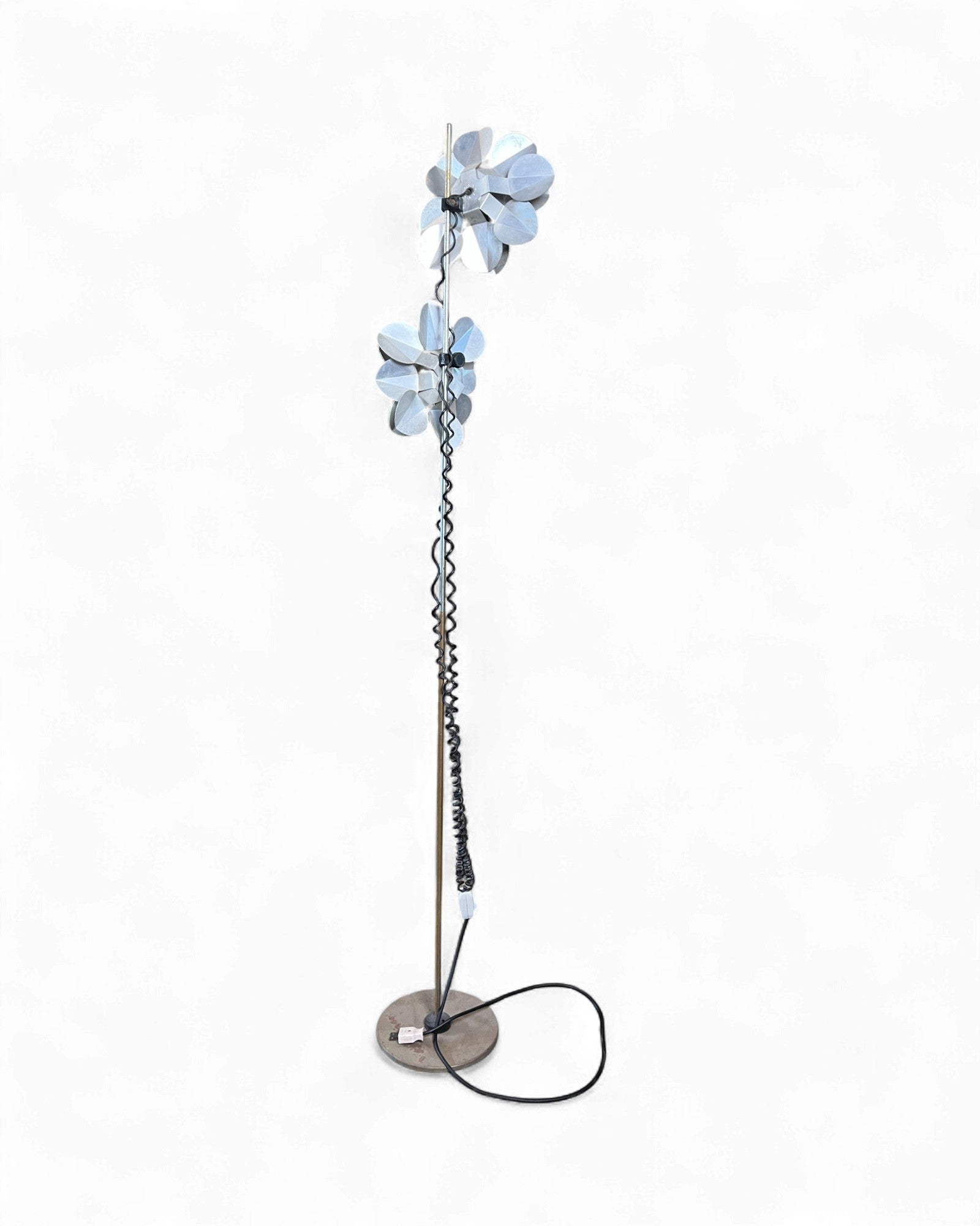 Vintage Dual Flower Adujstable Floor Lamp Surround Living
