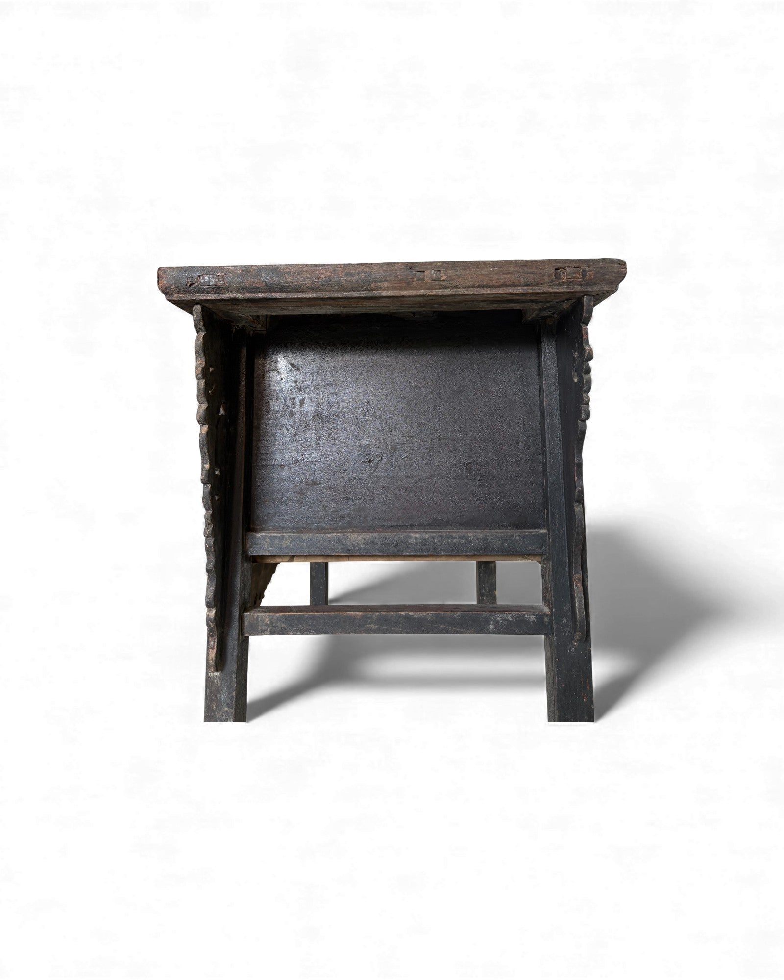 Black Lacquer Carved Elm Coffer - Surround Living - 24
