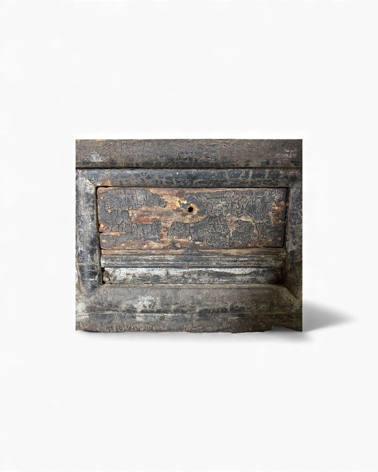 Black Lacquer Elm Kang Table with Drawers - Surround Living - 6