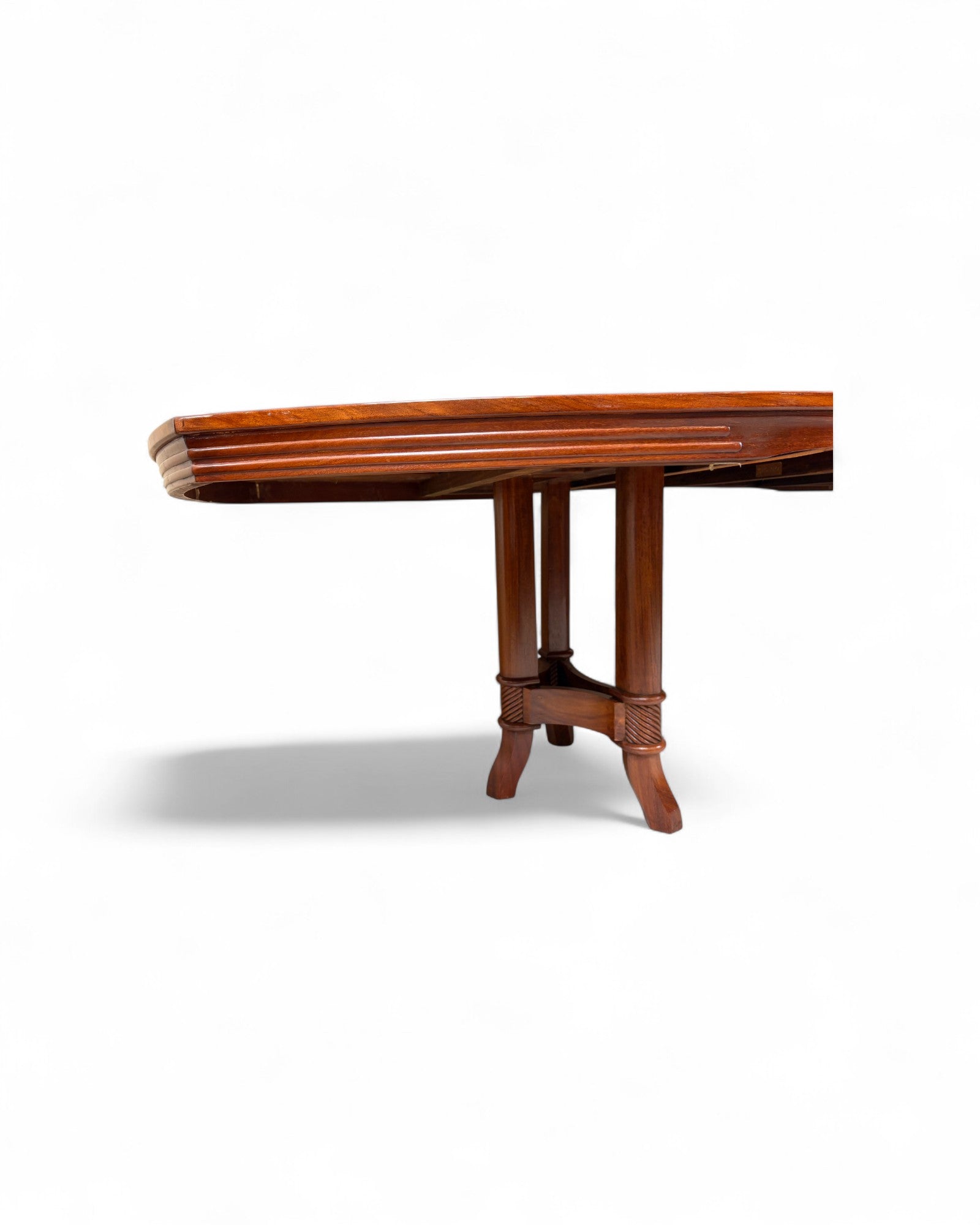 Chinese Rosewood Dining Table with Wild Pearl Inlay - Reproduction