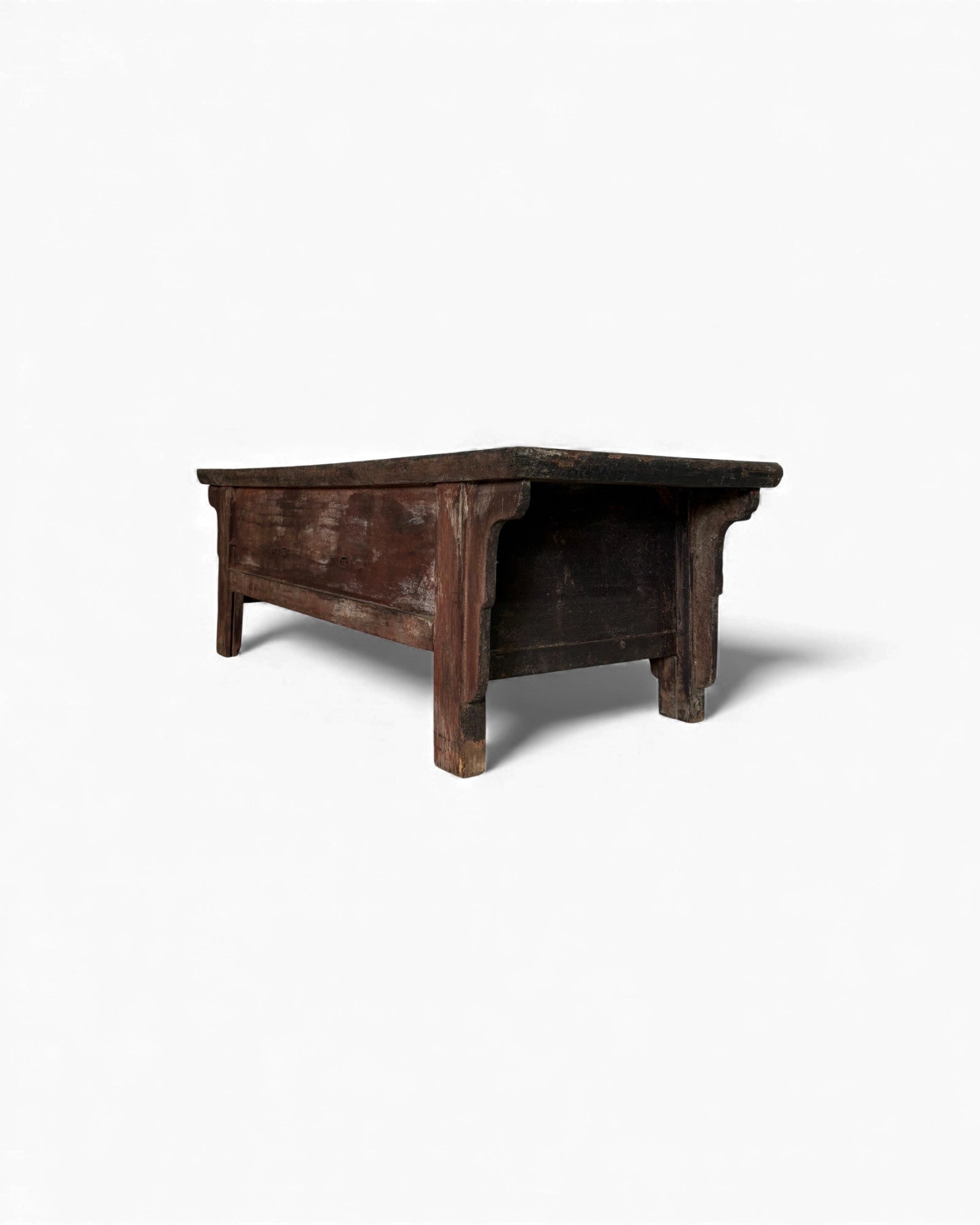 Black Lacquer Elm Kang Table with Drawers - Surround Living - 14