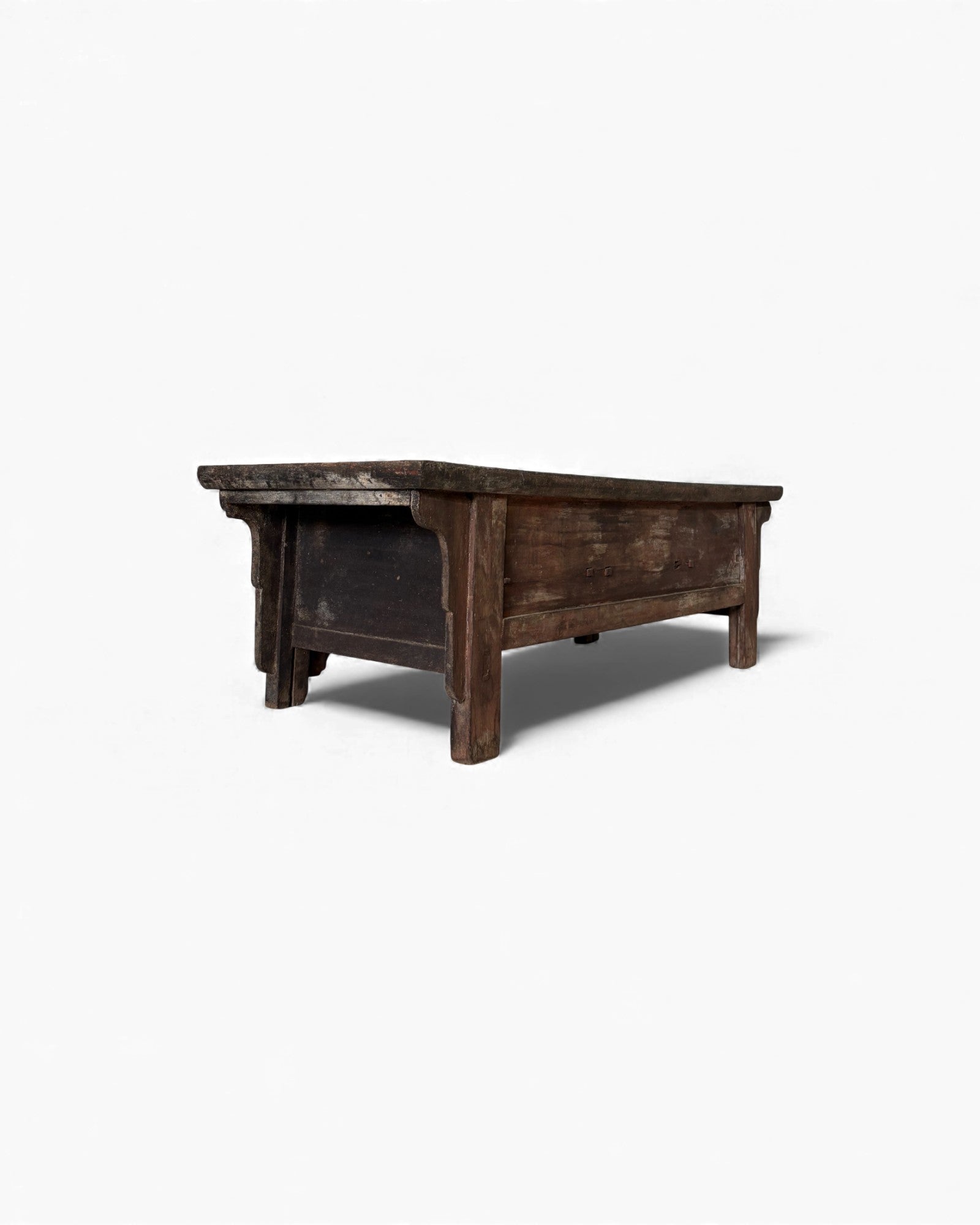 Black Lacquer Elm Kang Table with Drawers - Surround Living - 20
