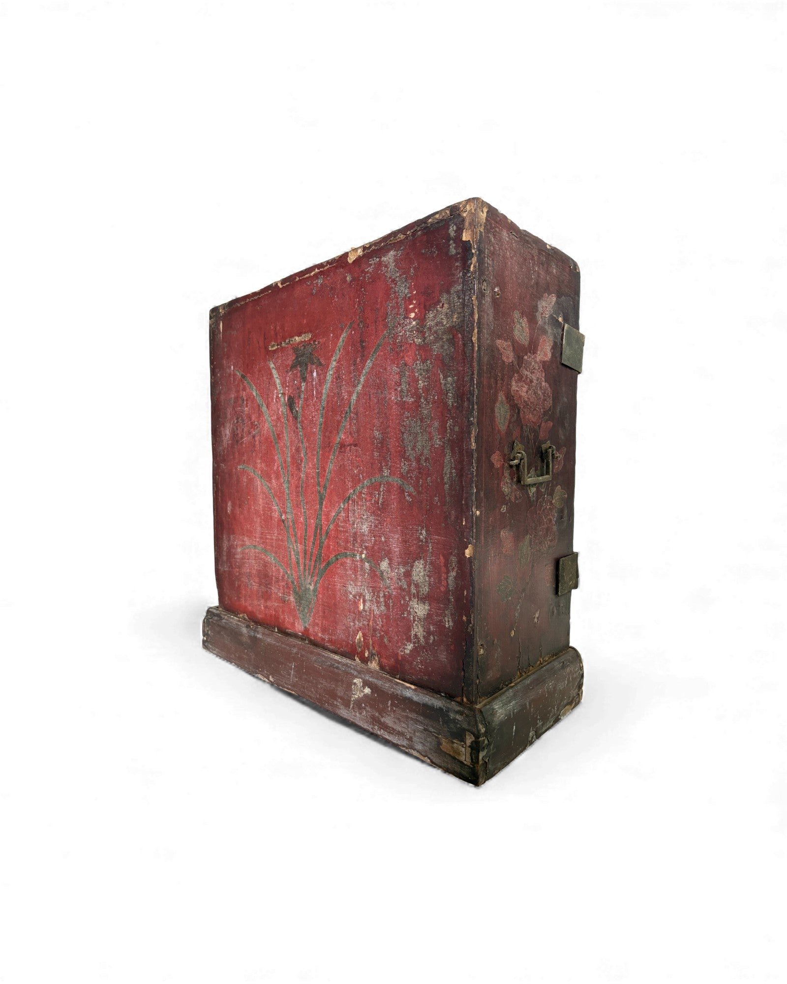 Red Lacquer Portable Buddhist Shrine Cabinet - Surround Living - 27