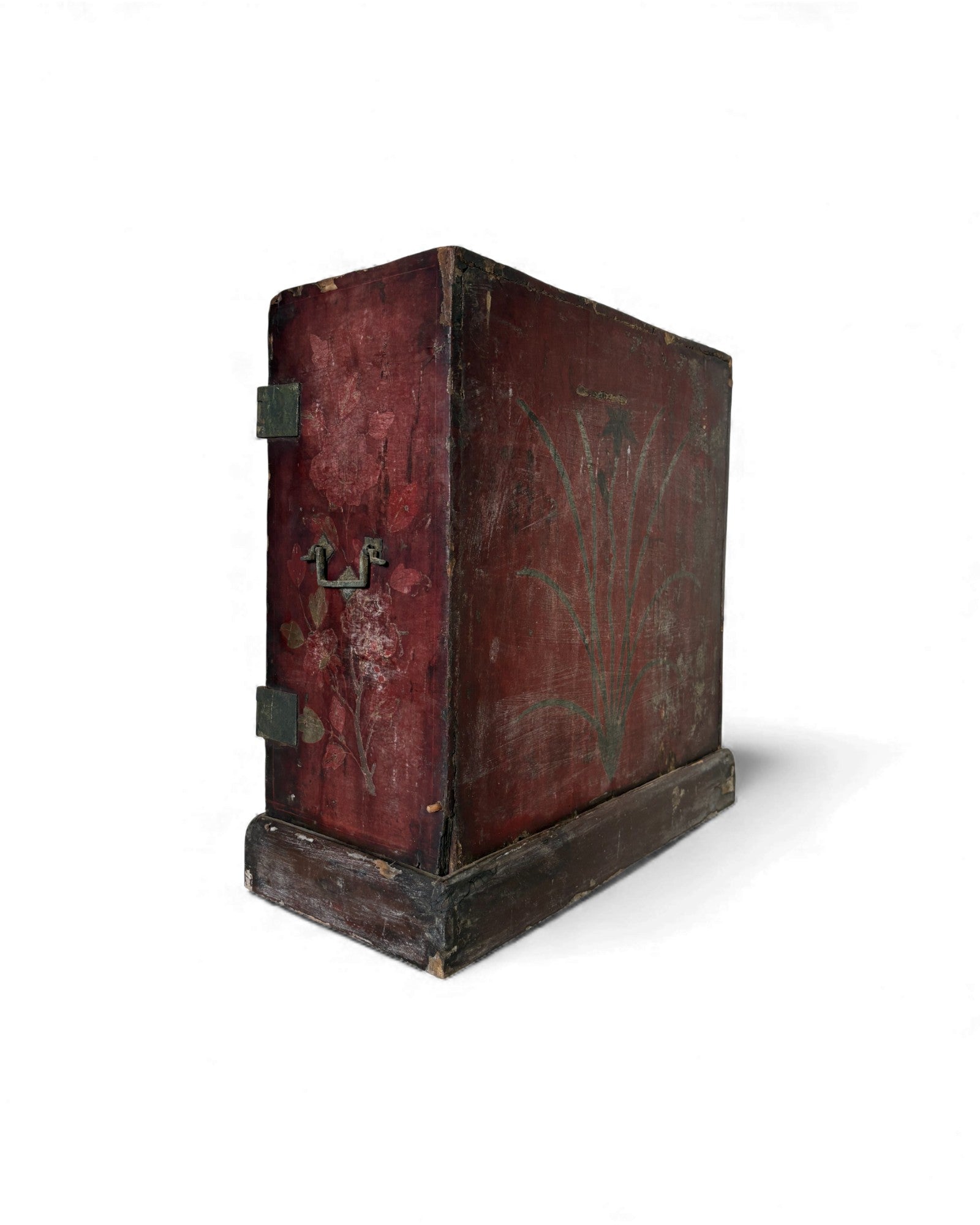 Red Lacquer Portable Buddhist Shrine Cabinet - Surround Living - 28