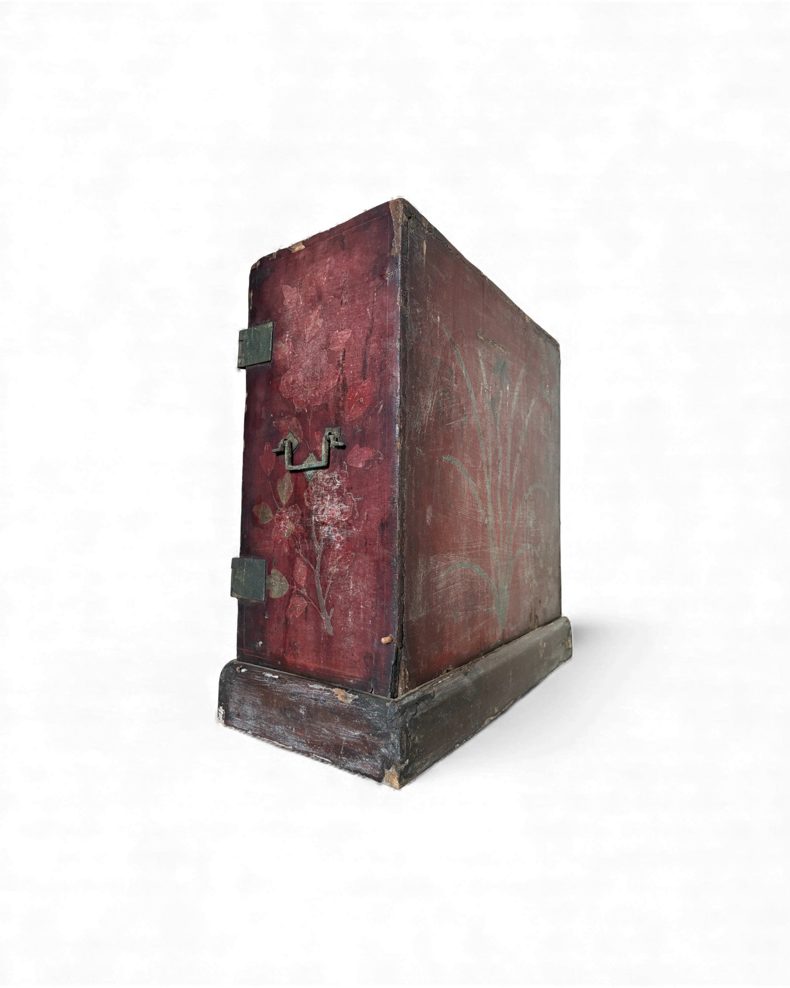 Red Lacquer Portable Buddhist Shrine Cabinet - Surround Living - 19