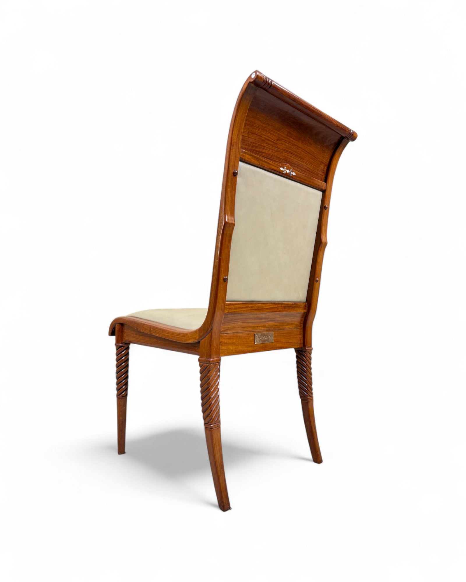 Chinese Rosewood Chair with Pearl Inlay - Reproduction