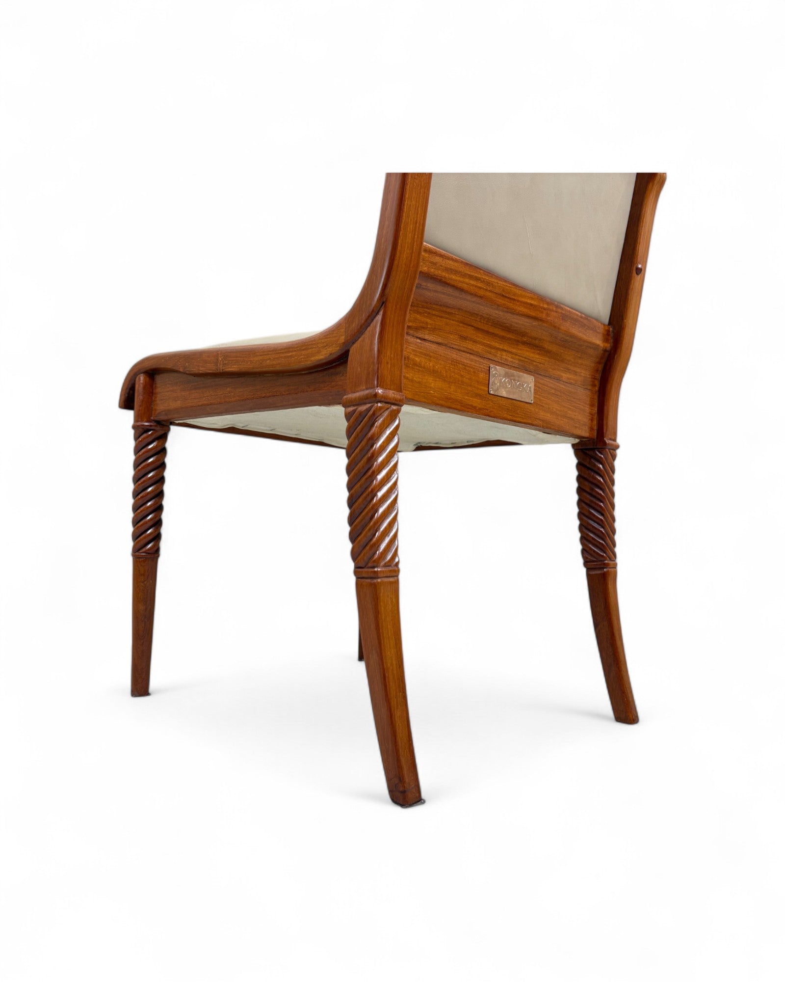 Chinese Rosewood Chair with Pearl Inlay - Reproduction