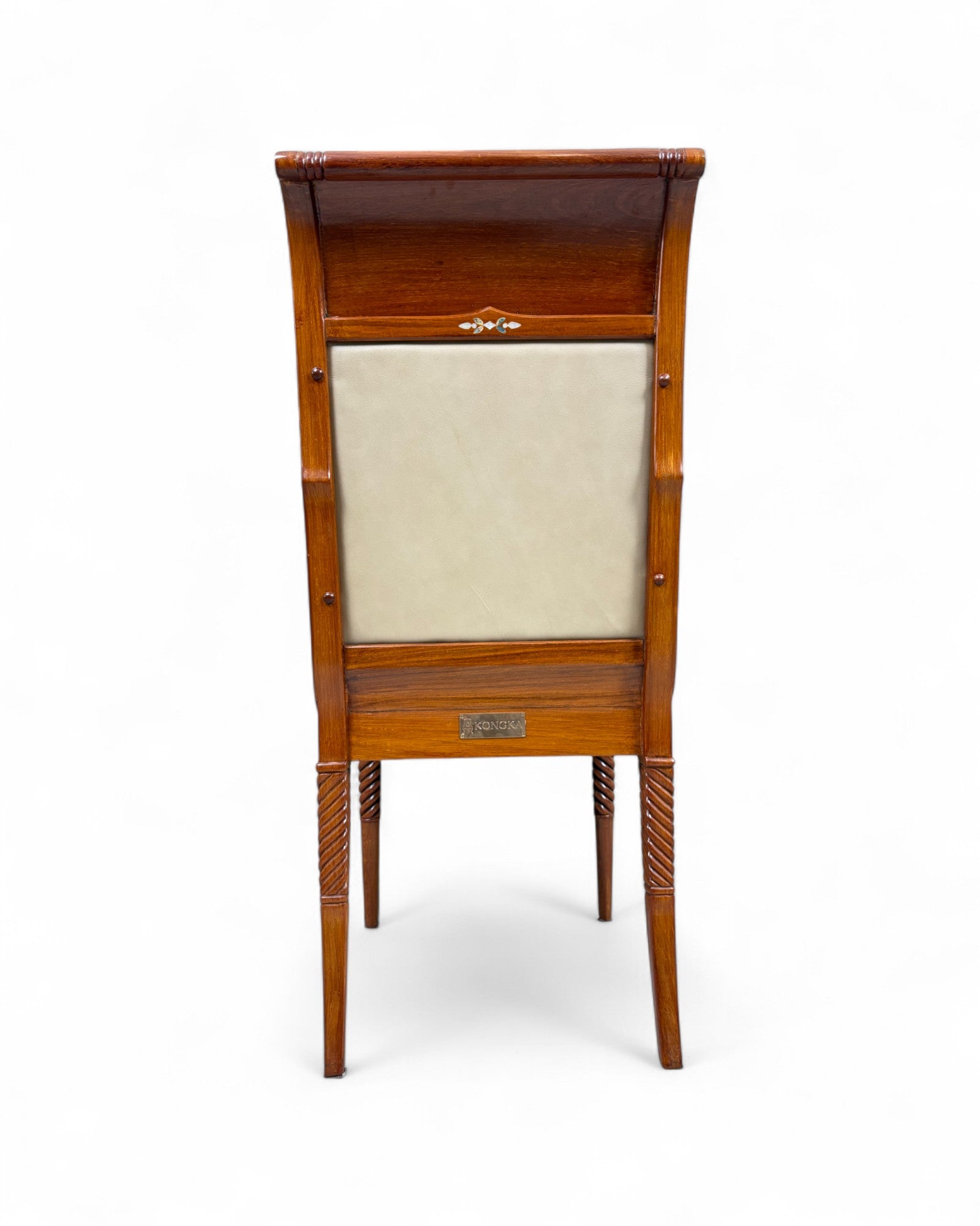 Chinese Rosewood Chair with Pearl Inlay - Reproduction