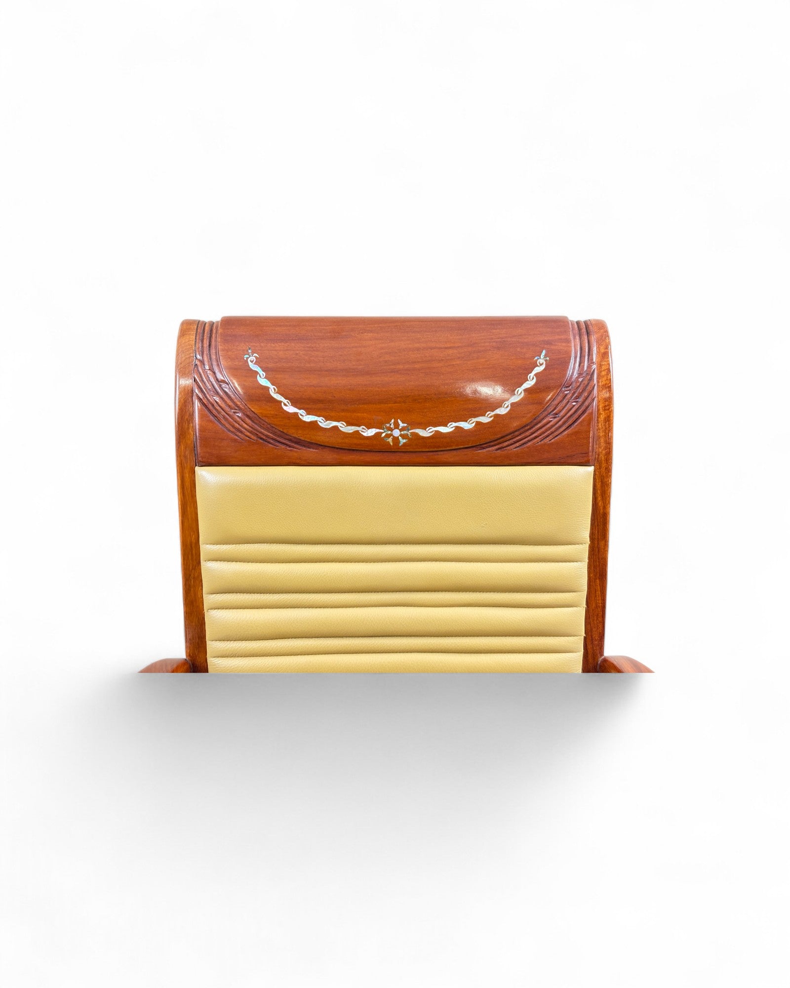 Chinese Rosewood Dining Armchair, Pearl Inlay - Reproduction