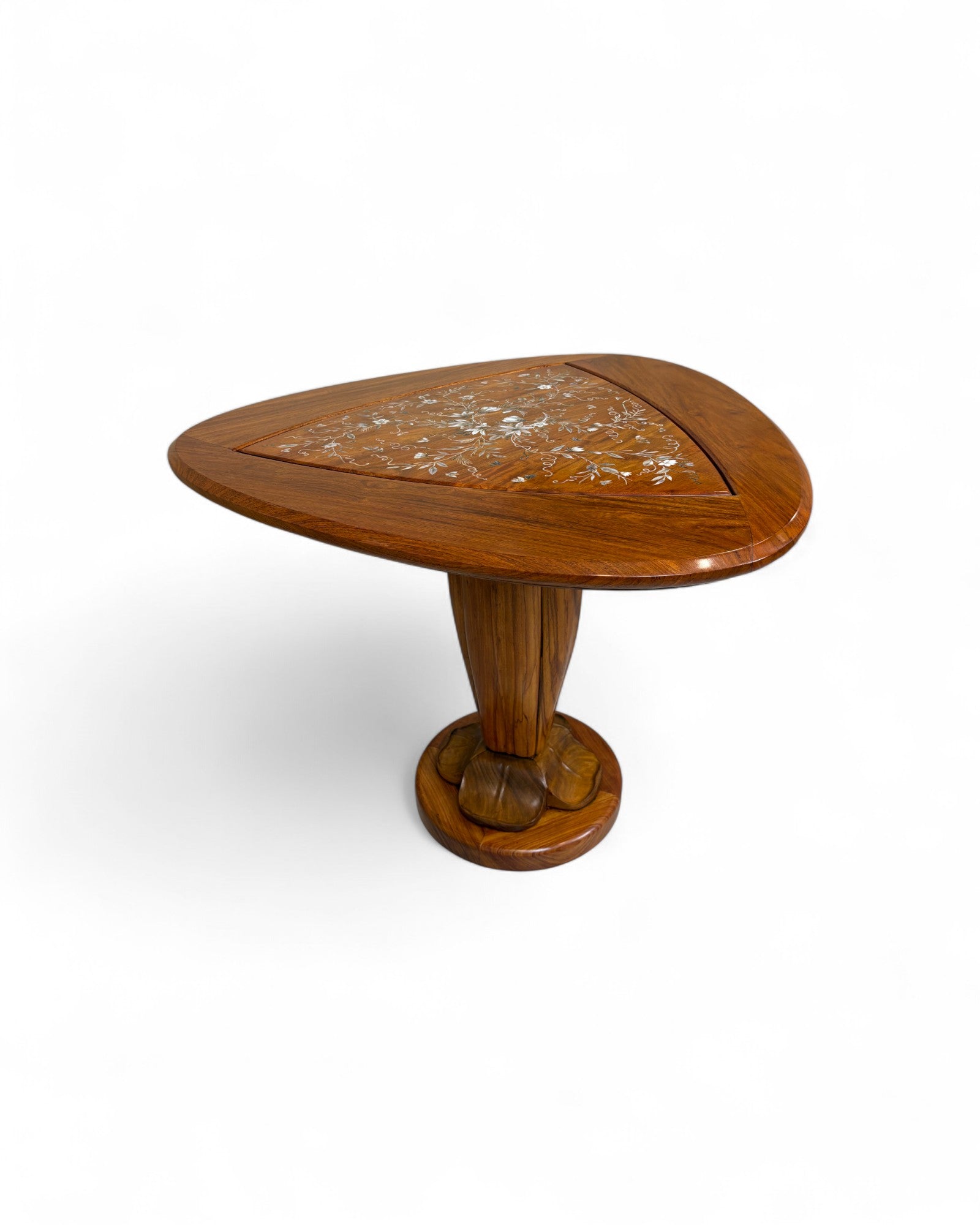 Chinese Rosewood Coffee Table with Pearl Inlay - Reproduction