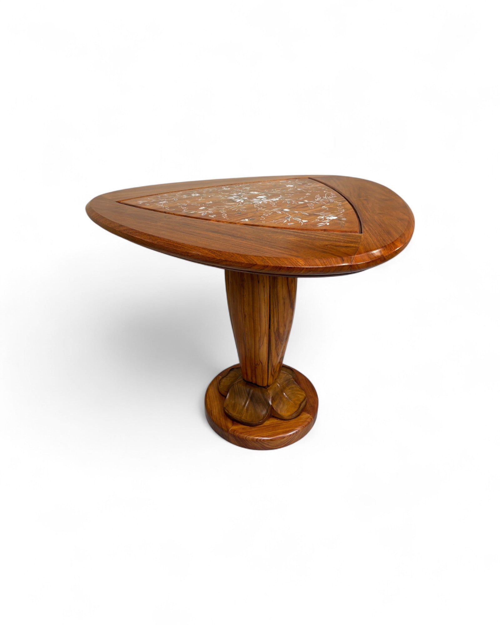 Chinese Rosewood Coffee Table with Pearl Inlay - Reproduction