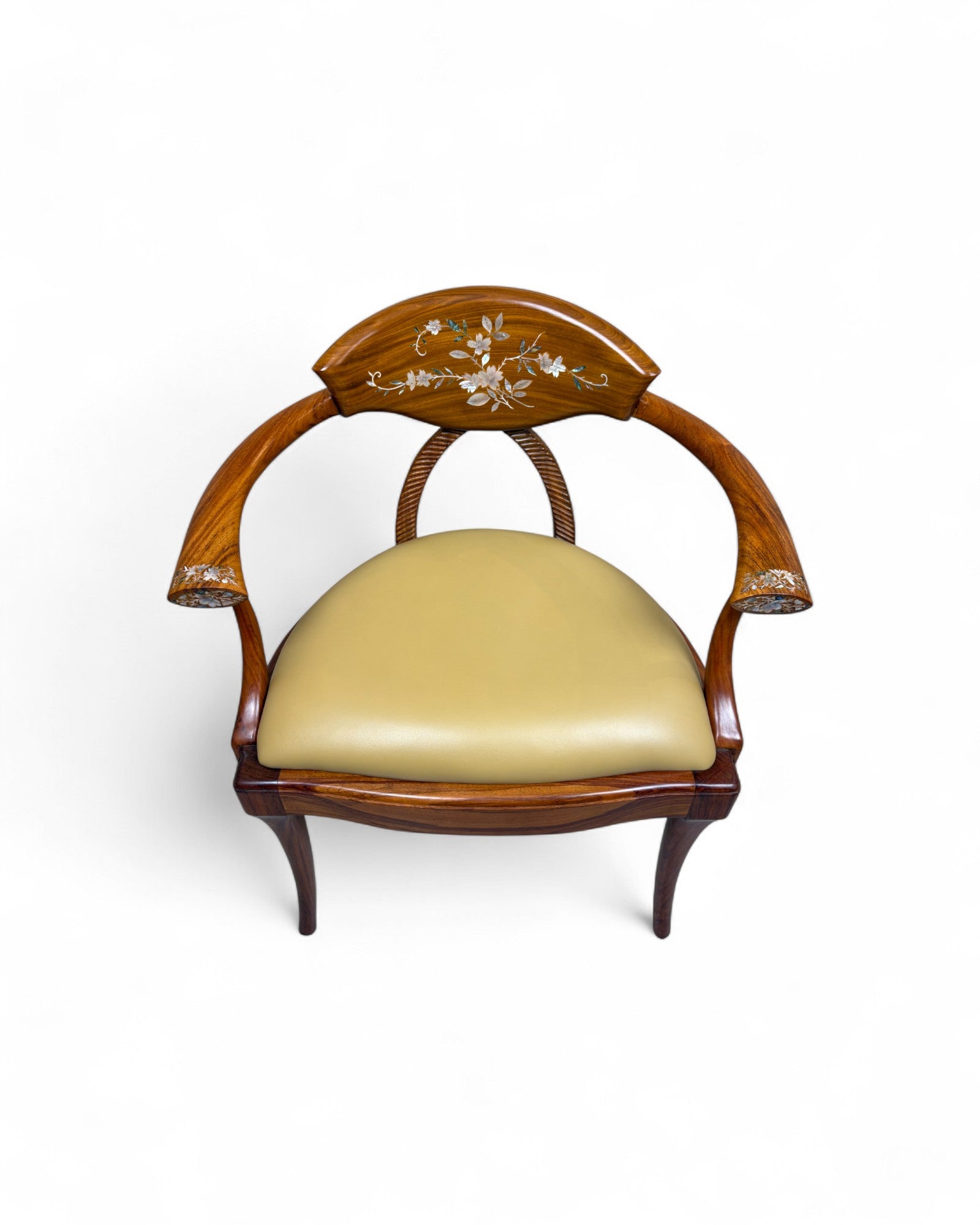Chinese Armchair with Pearl Inlay - Reproduction