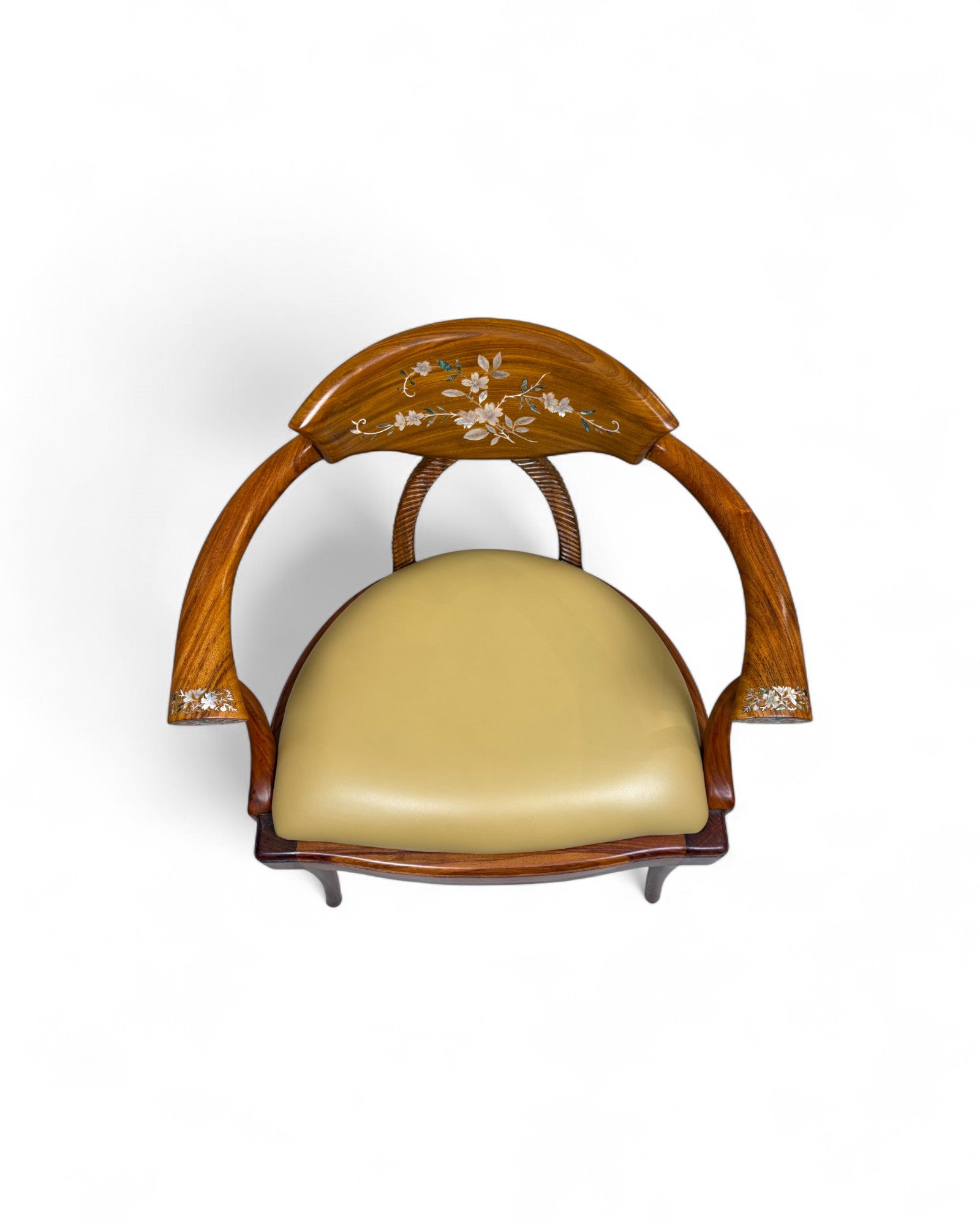 Chinese Armchair with Pearl Inlay - Reproduction