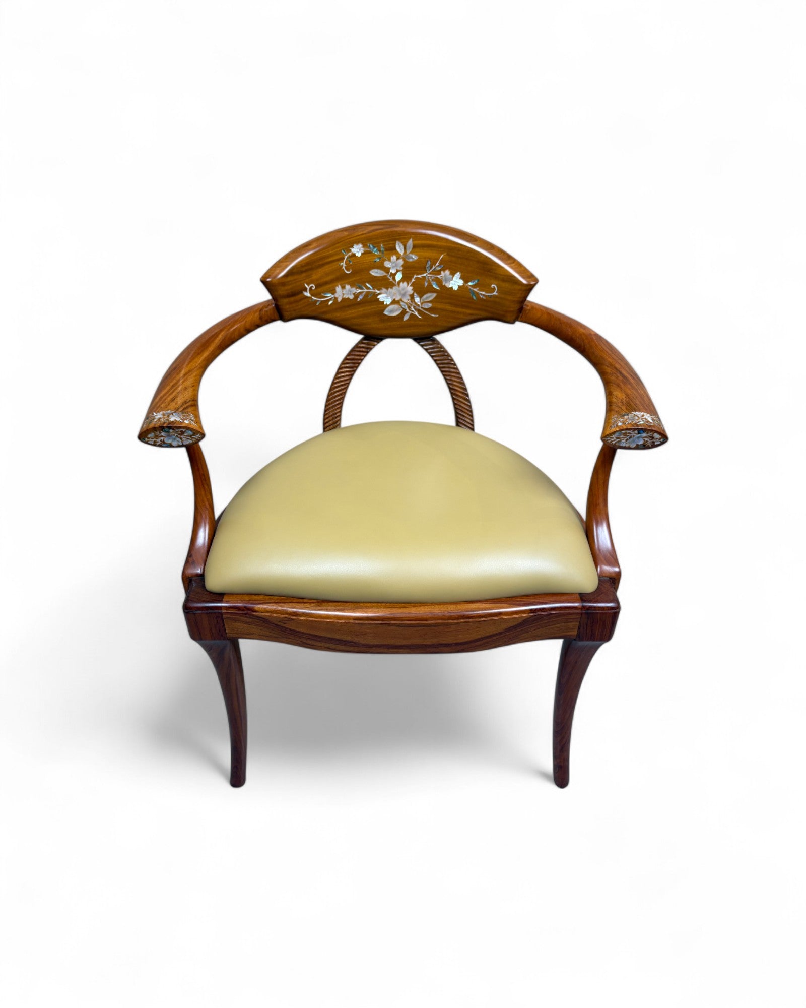 Chinese Armchair with Pearl Inlay - Reproduction