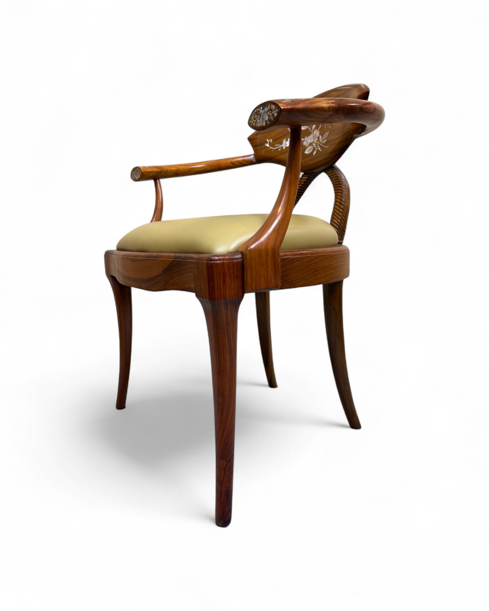 Chinese Armchair with Pearl Inlay - Reproduction