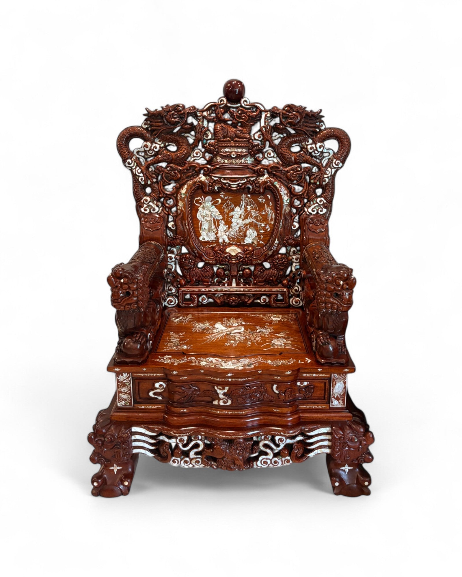 Traditional Chinese Grand Ming Armchair - Reproduction