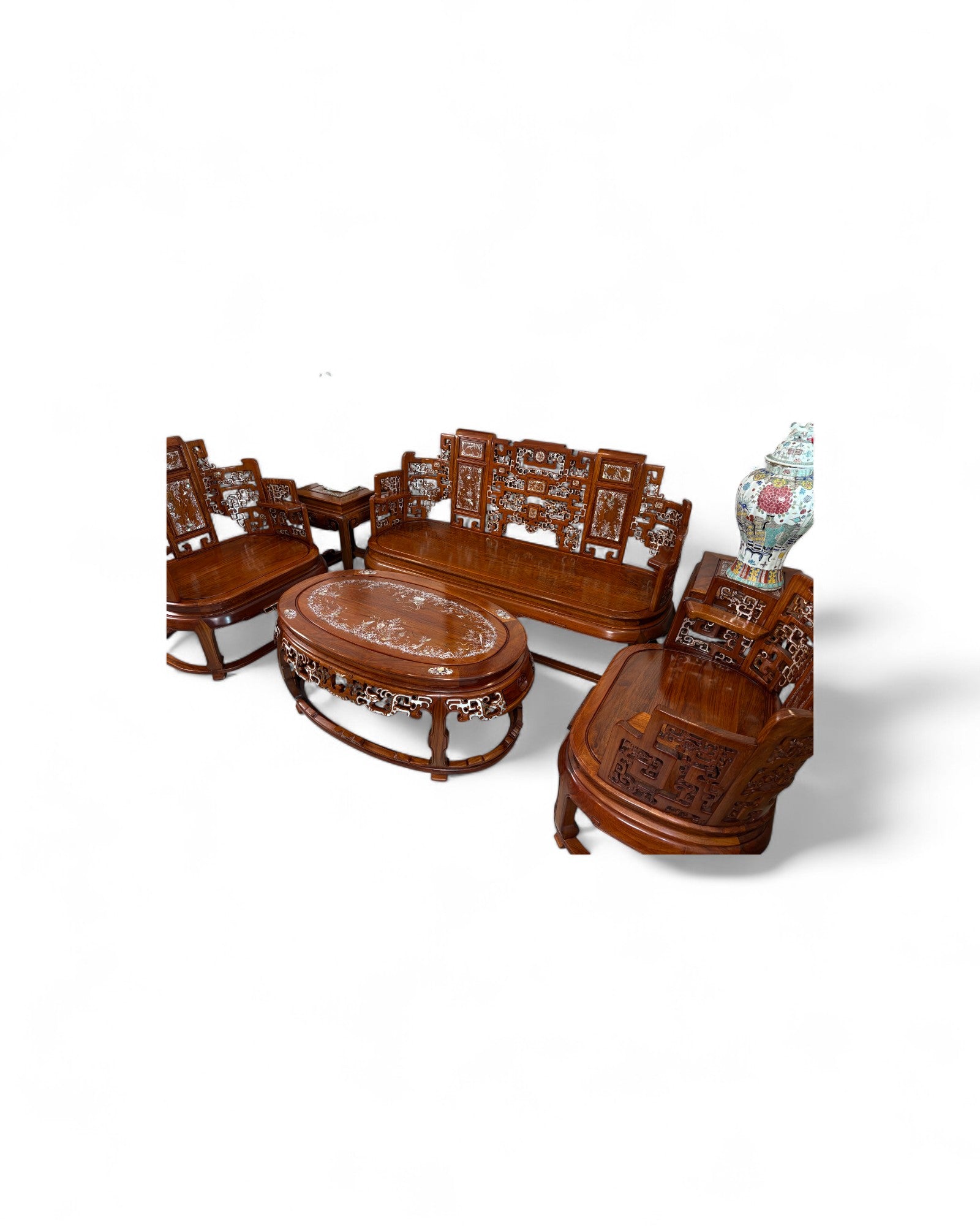 Grand Ming Living Room Set - Reproduction
