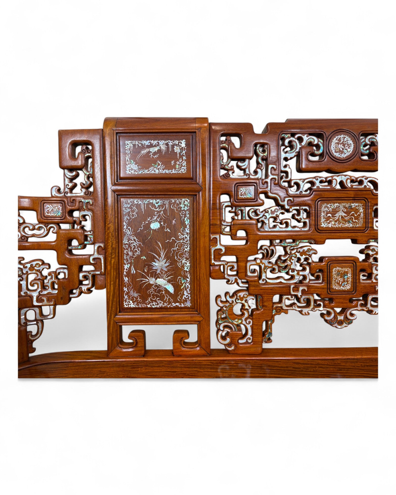 Traditional Chinese Grand Ming Living Room Bench Sofa - Reproduction