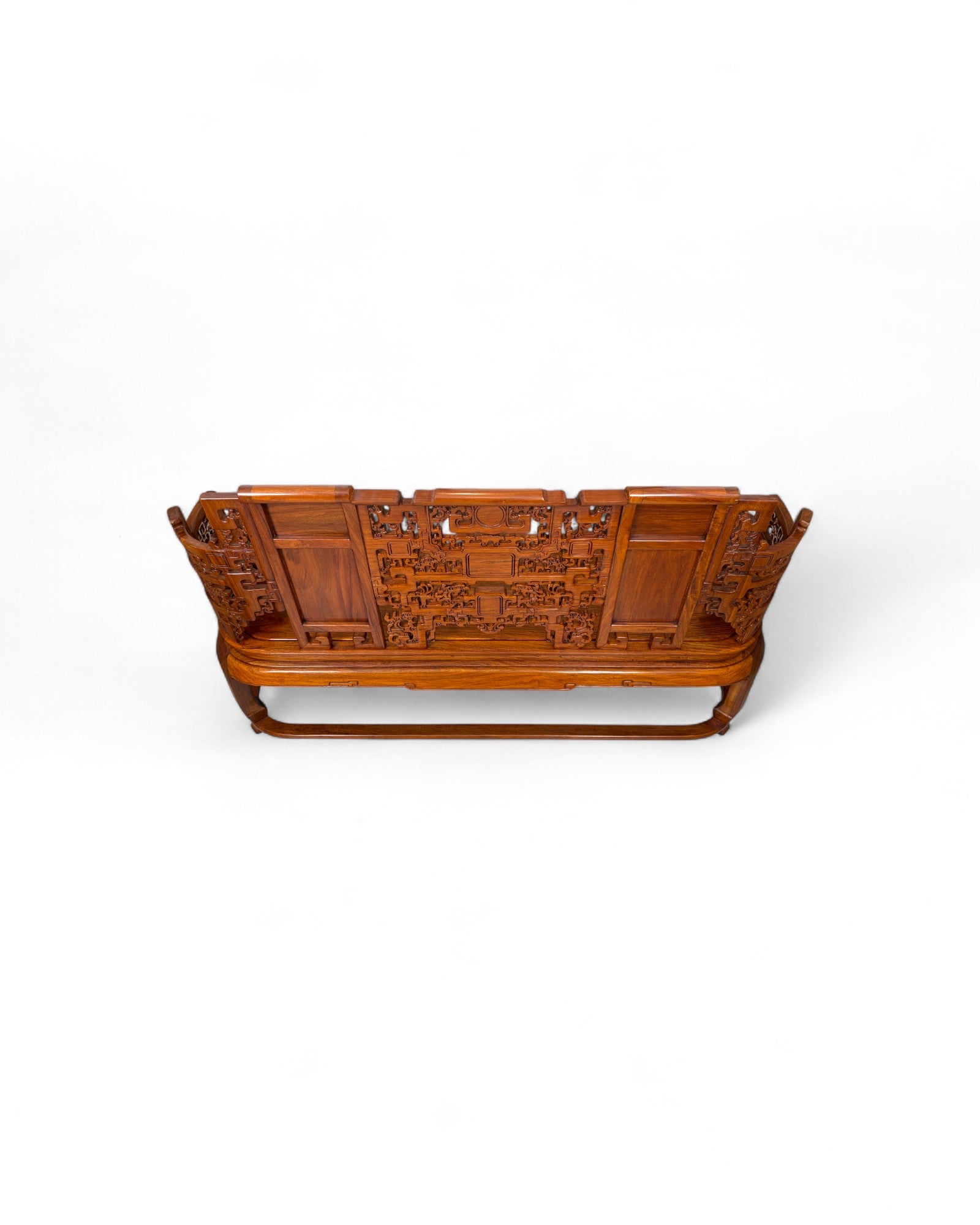 Traditional Chinese Grand Ming Living Room Bench Sofa - Reproduction