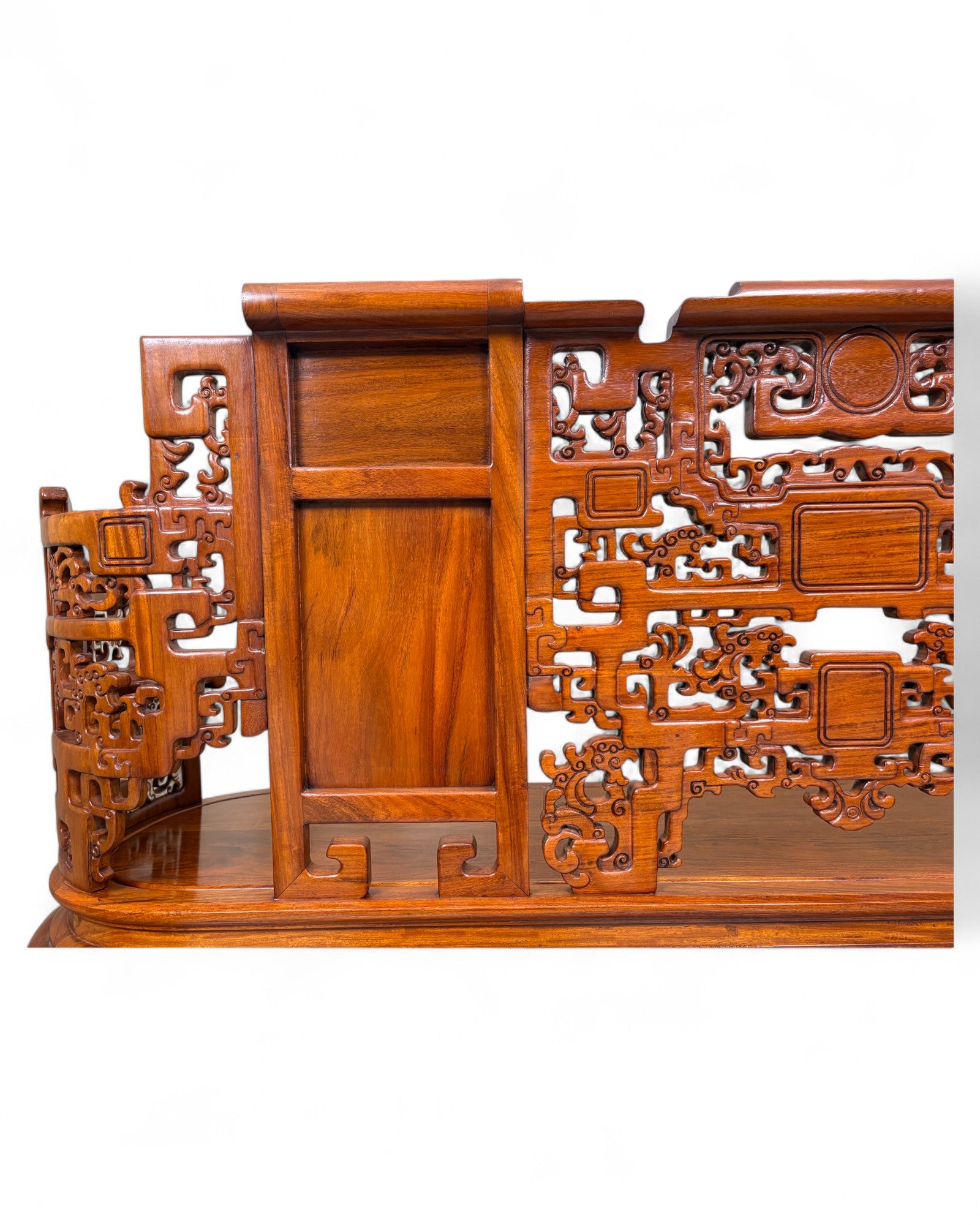 Traditional Chinese Grand Ming Living Room Bench Sofa - Reproduction