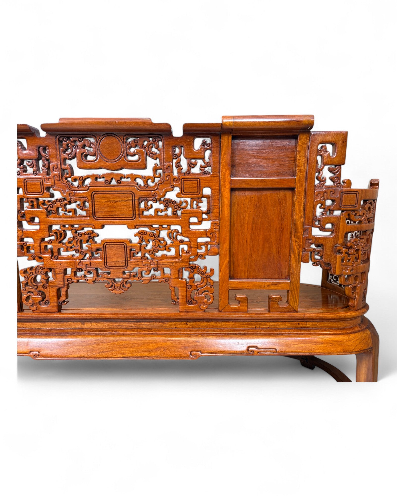 Traditional Chinese Grand Ming Living Room Bench Sofa - Reproduction