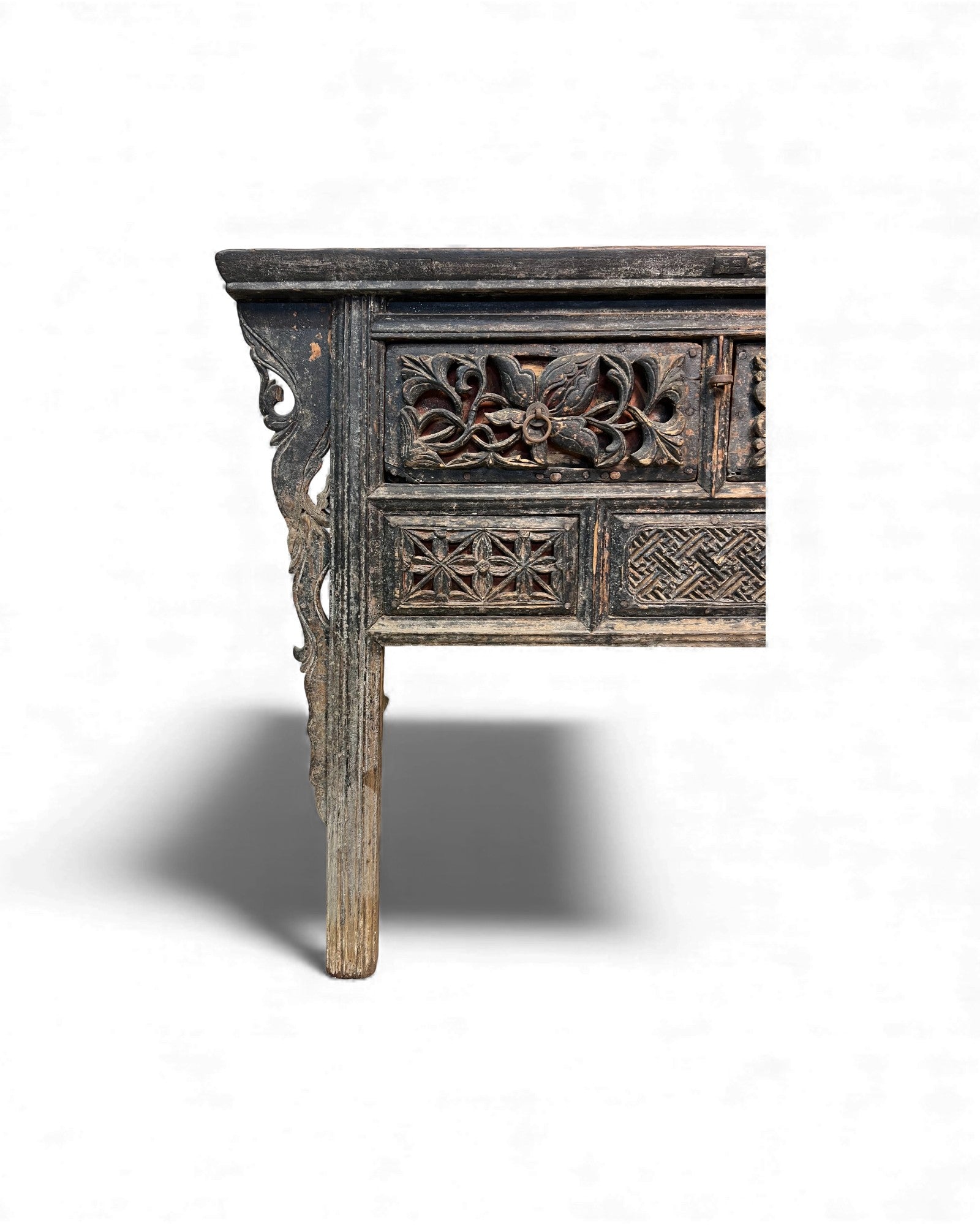 Shanxi Distressed Accented Wooden Sideboard - Surround Living - 37