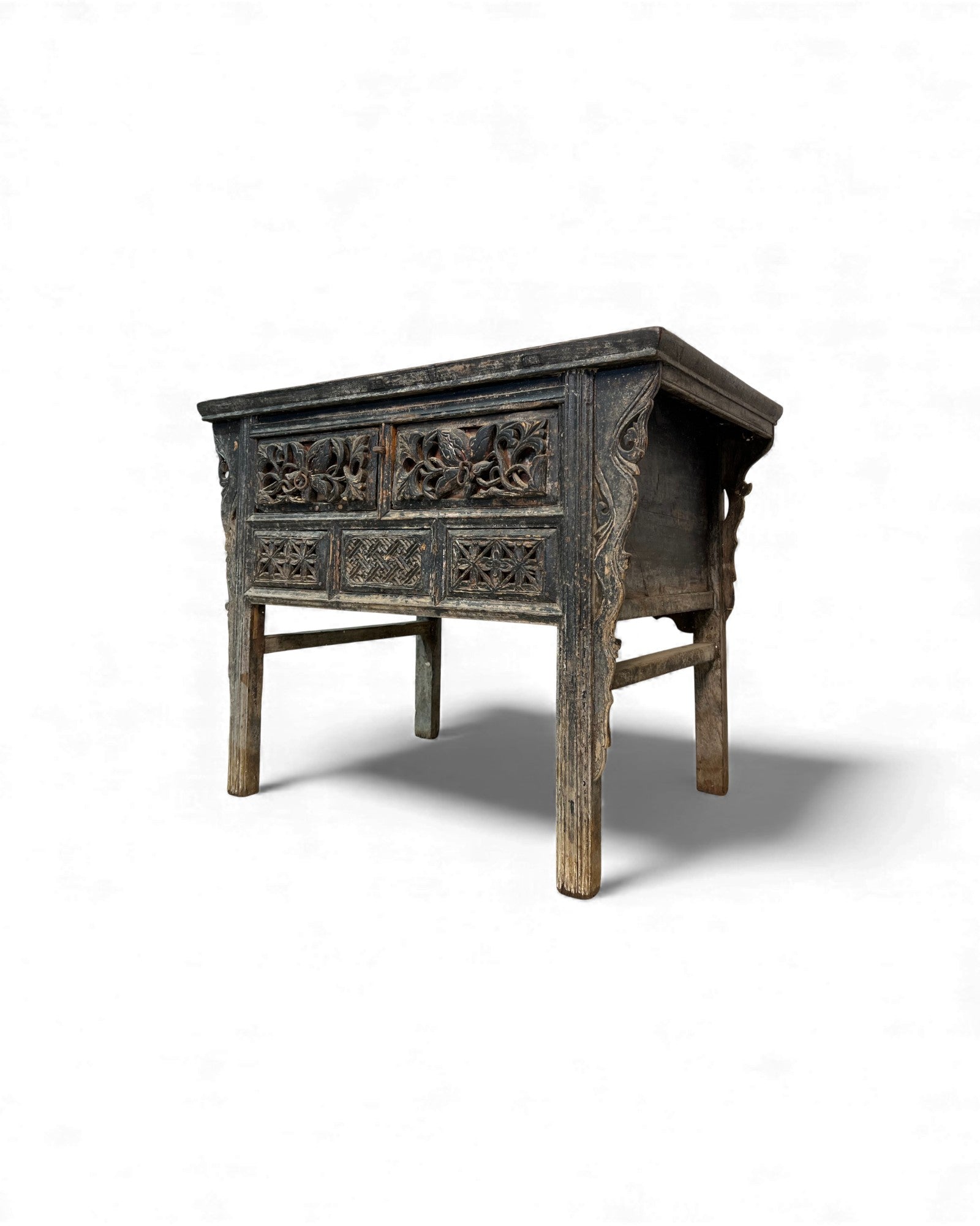 Shanxi Distressed Accented Wooden Sideboard - Surround Living - 19